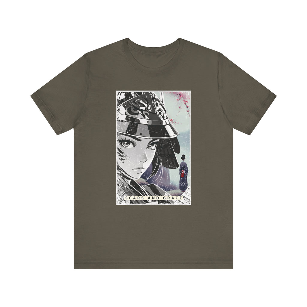Anime Warrior Girl T-shirt - Scars And Grace