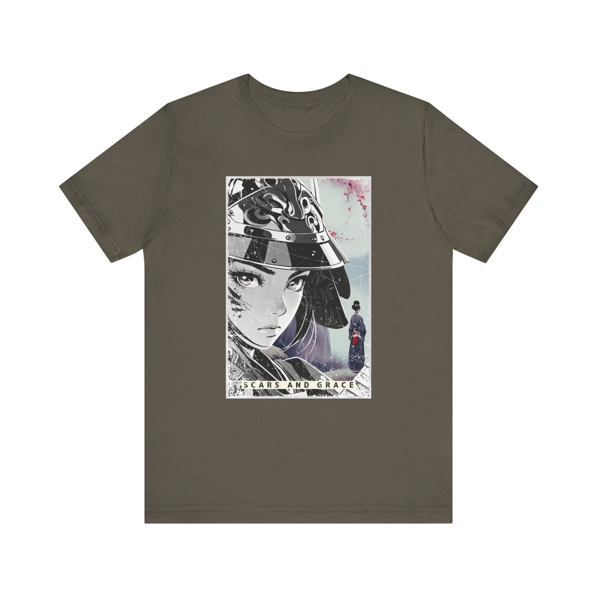 Anime Warrior Girl T-shirt - Scars And Grace