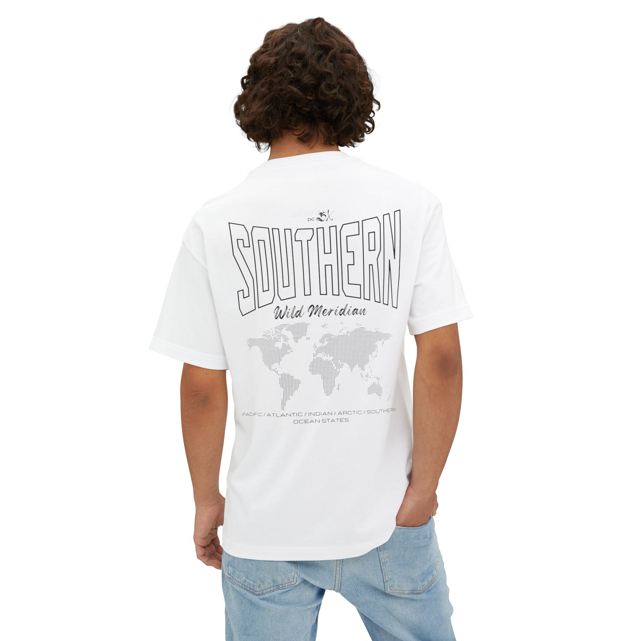 5-Oceans Collection Casual Streetwear Tee - Southern Ocean Wild Meridian