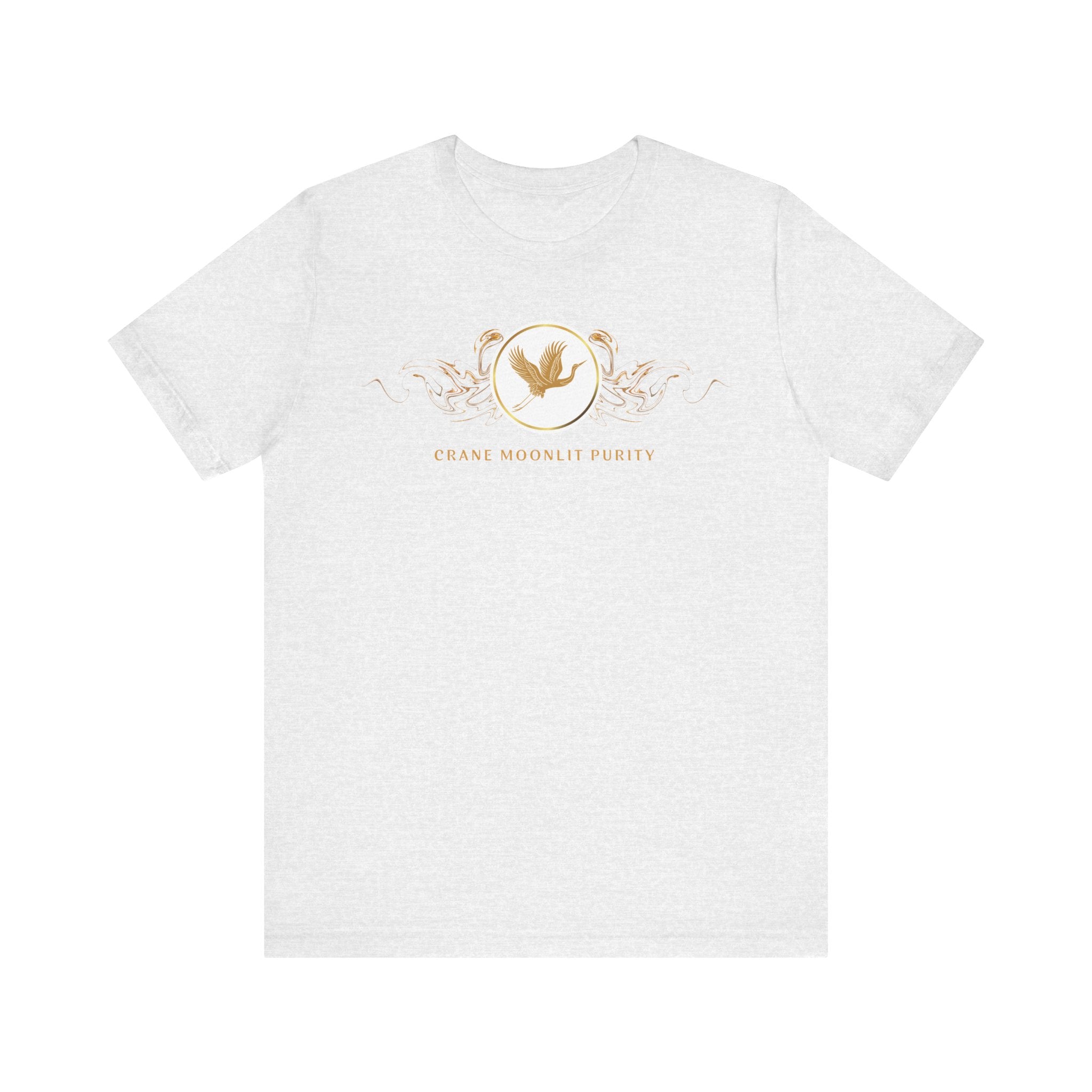 Empowering T-shirt - Zen Crane Collection White Purity
