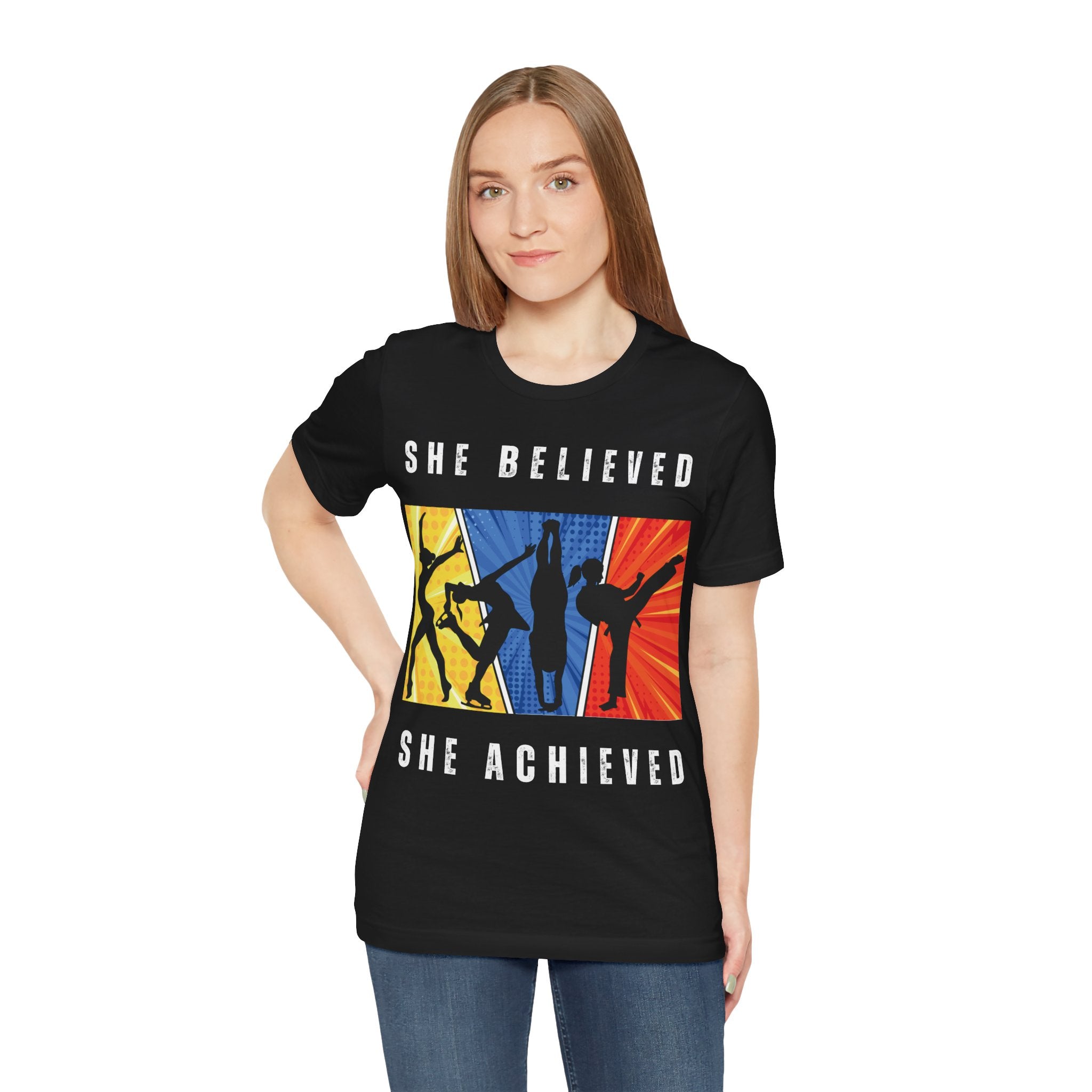 Empowering Tee - She Believed She Achieved