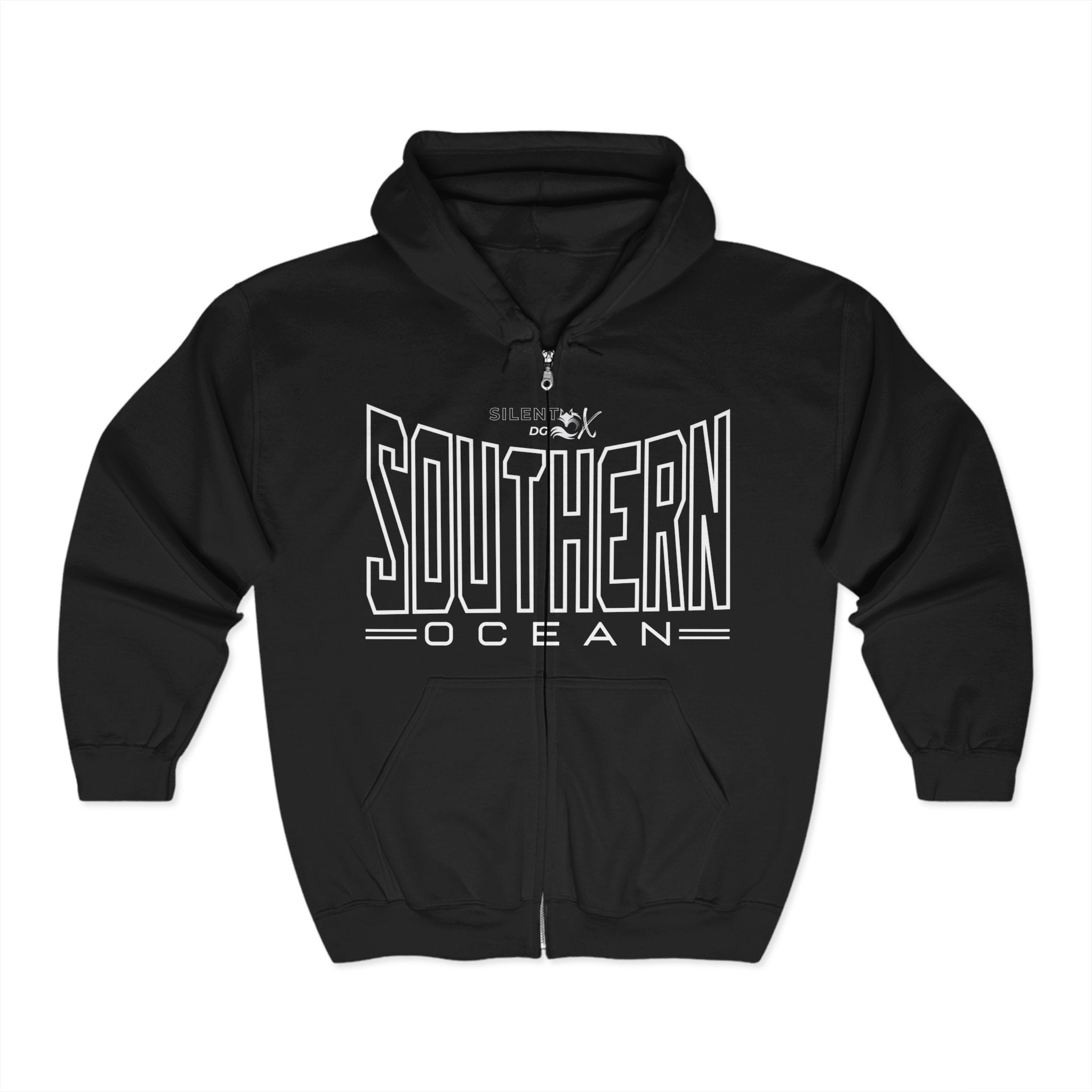 5 Oceans Hoodie Zipper Collection - Southern Ocean Wild Meridian
