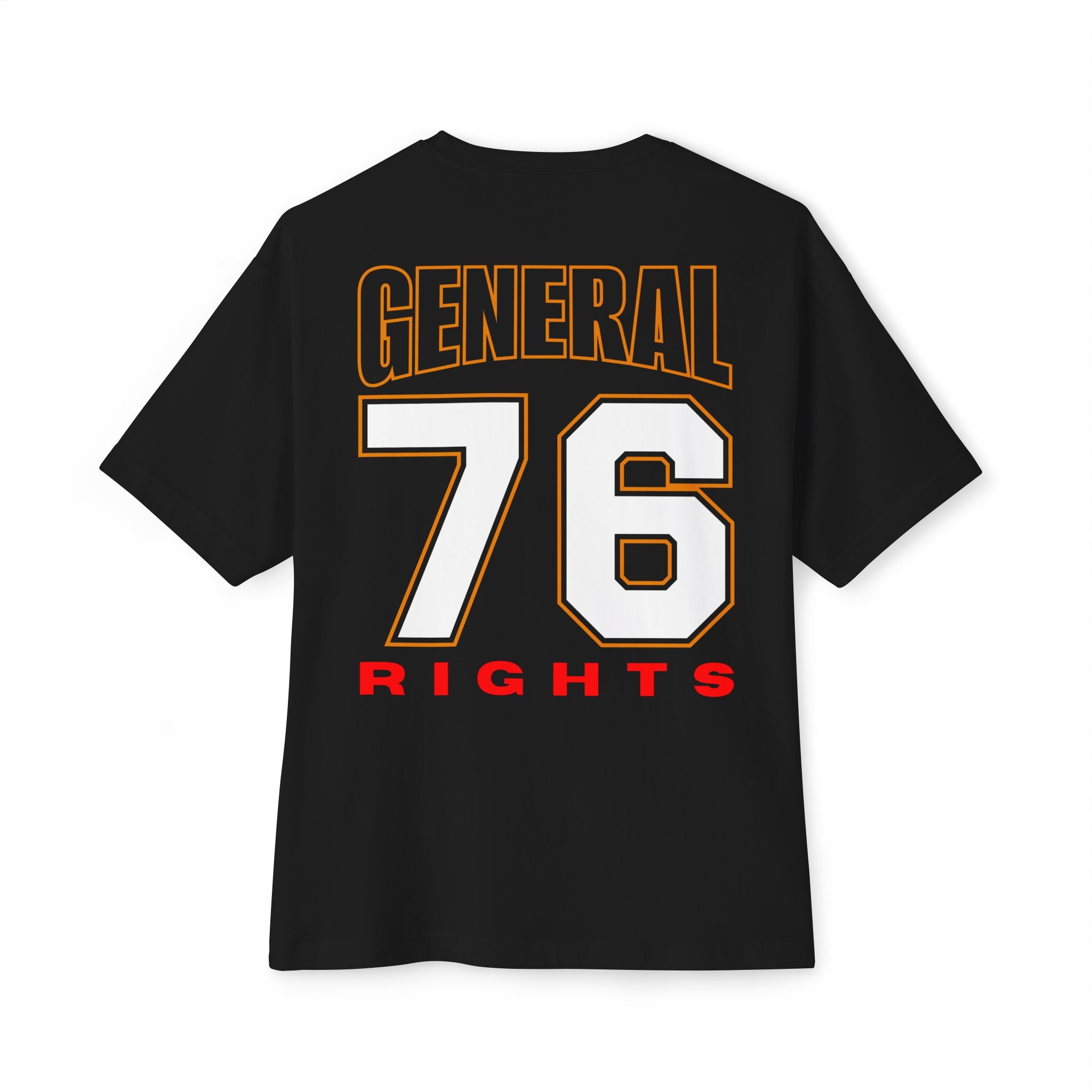 General Numbered Streetwear Box T-shirt Collection - 76 General Rights