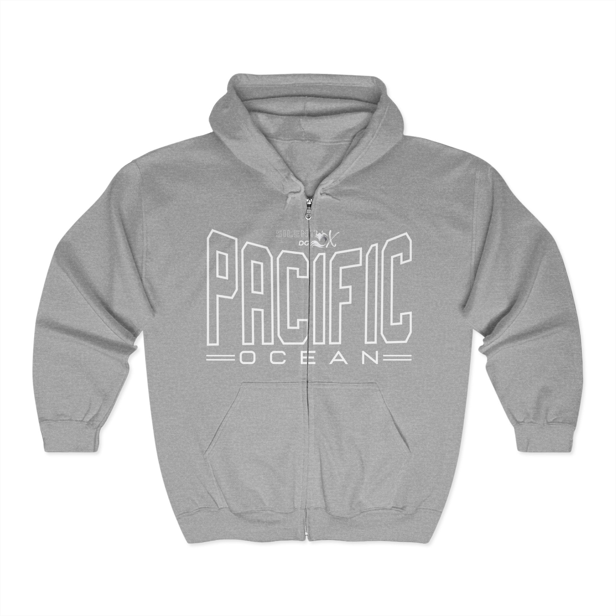 5 Oceans Hoodie Zipper Collection - Pacific Ocean Tranquil Reach
