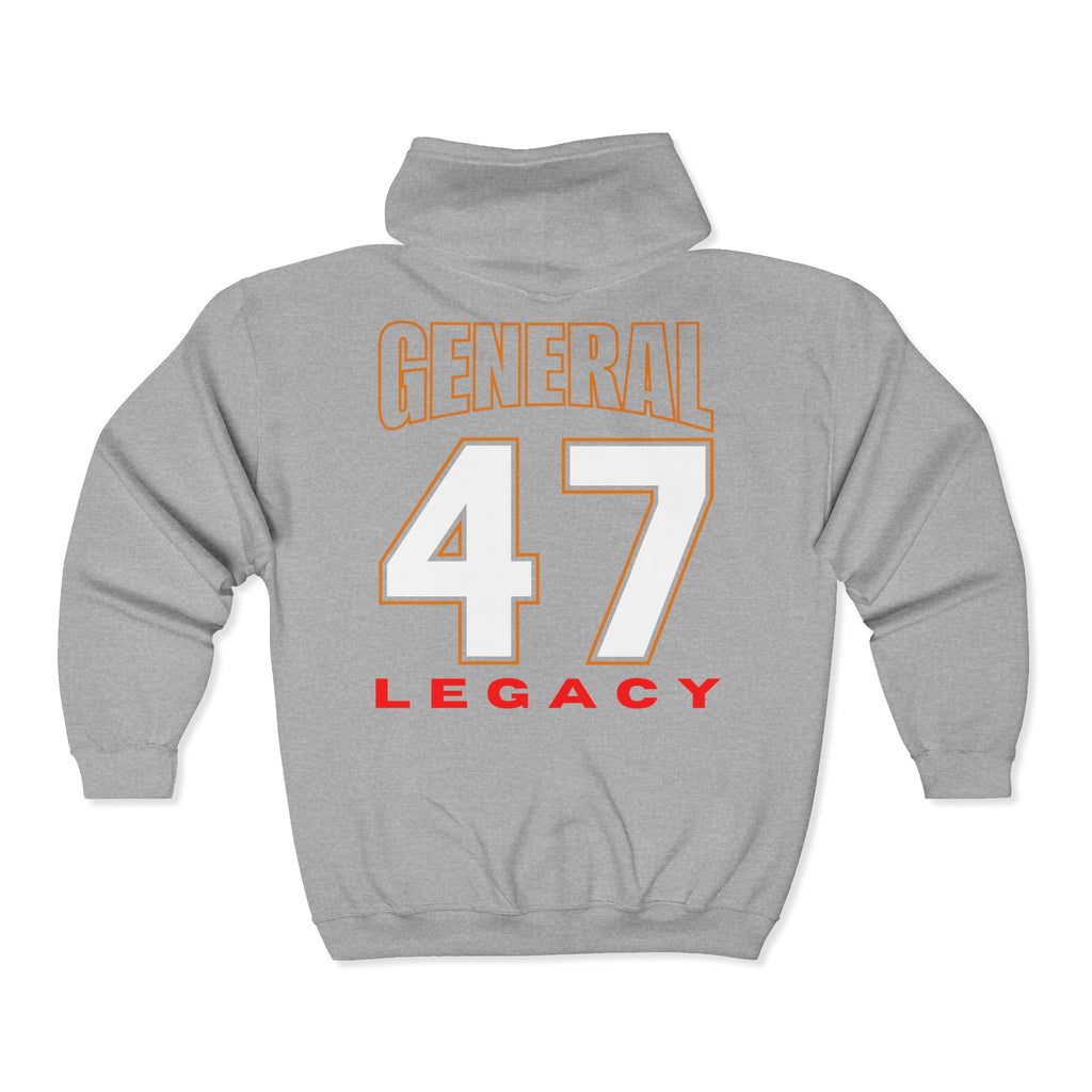 General Numbered Zip Hoodie Collection - 47 General Legacy