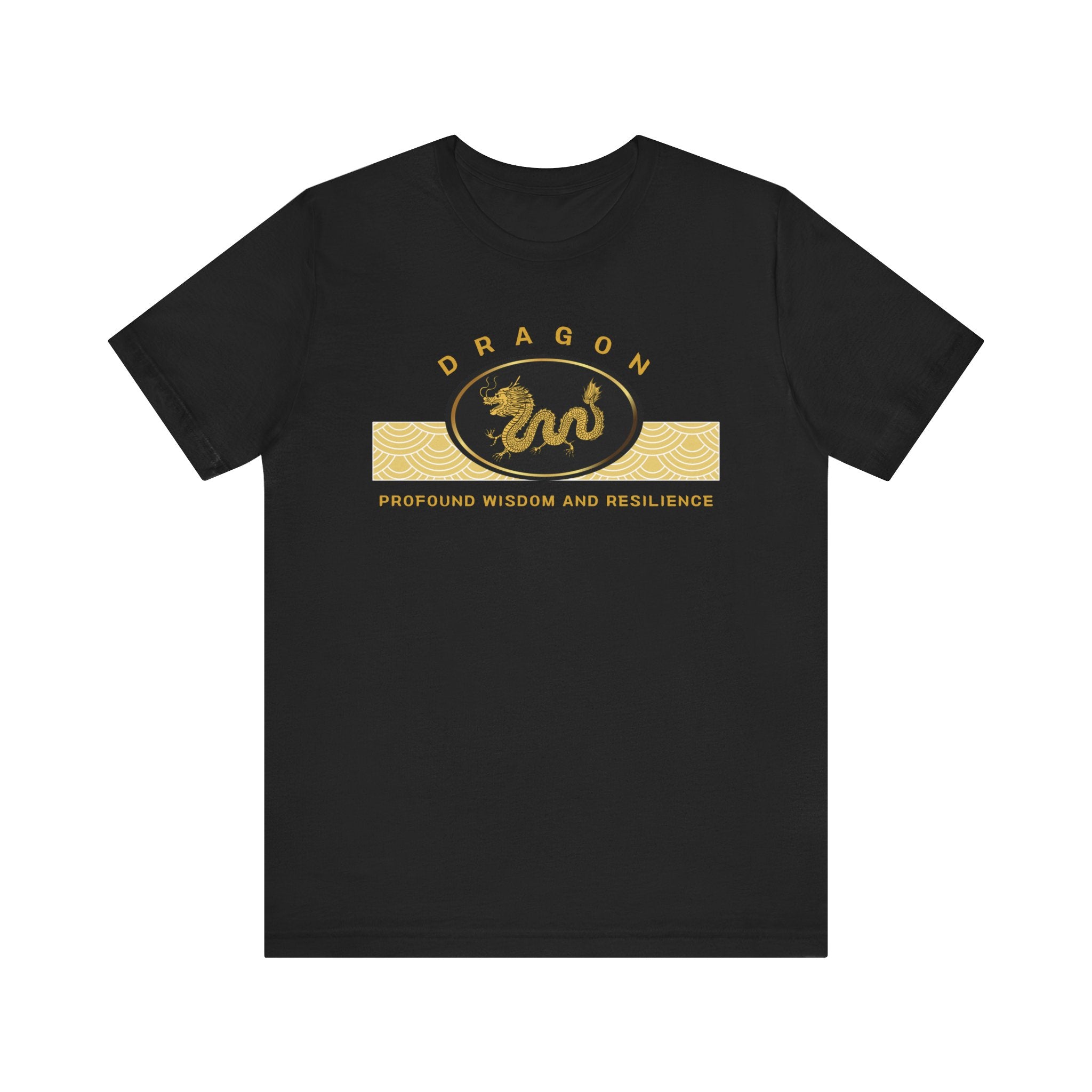 Empowering T-shirt - Zen Dragon Collection Black Profound