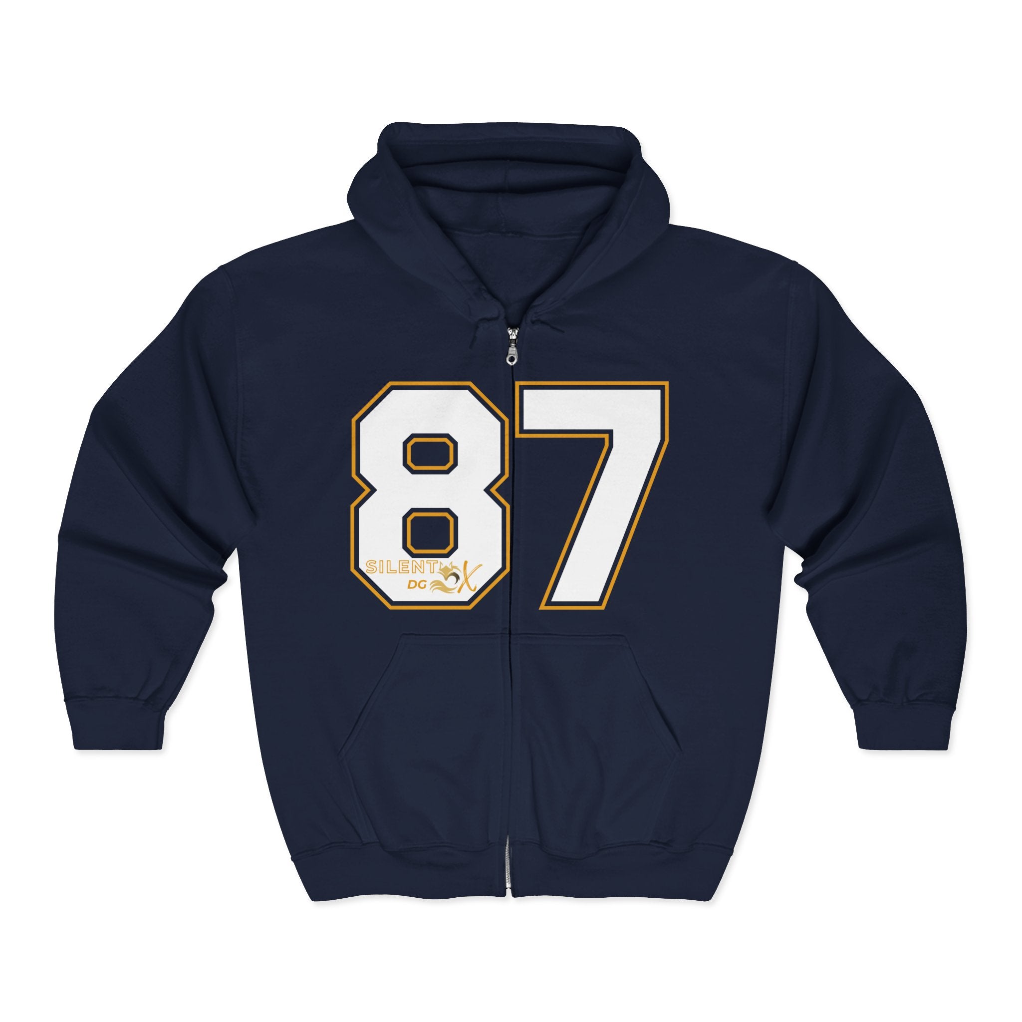 Old School 80's Zipped Hoodie Collection - 87 Block Busted