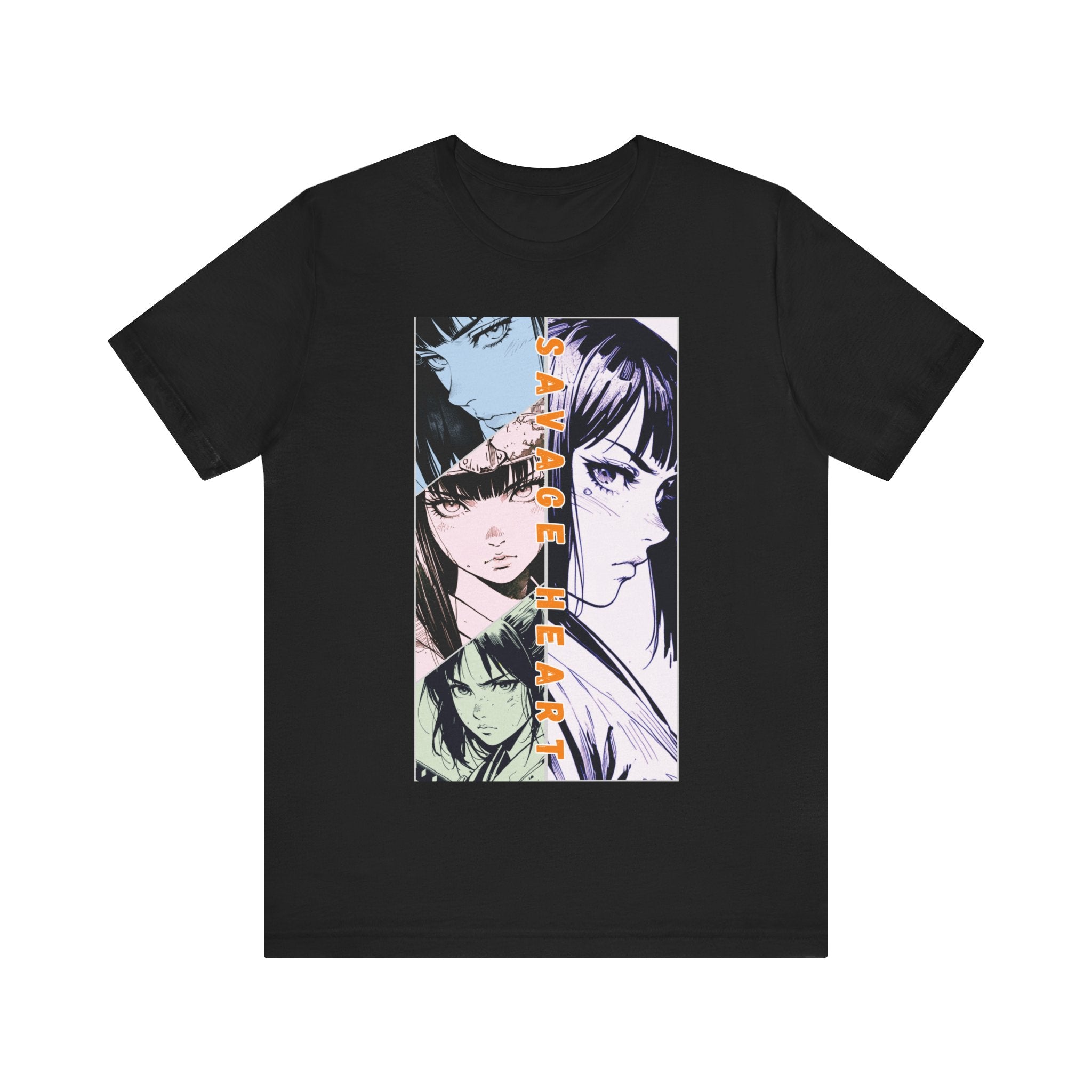 Anime Silent Hero T-shirt - Savage Heart