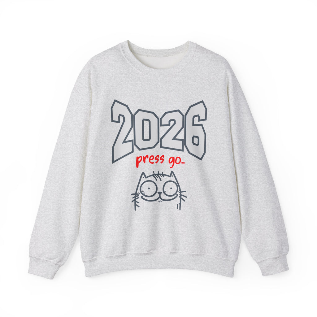 2026 New Year Sweatshirt Line - Press Go 2026