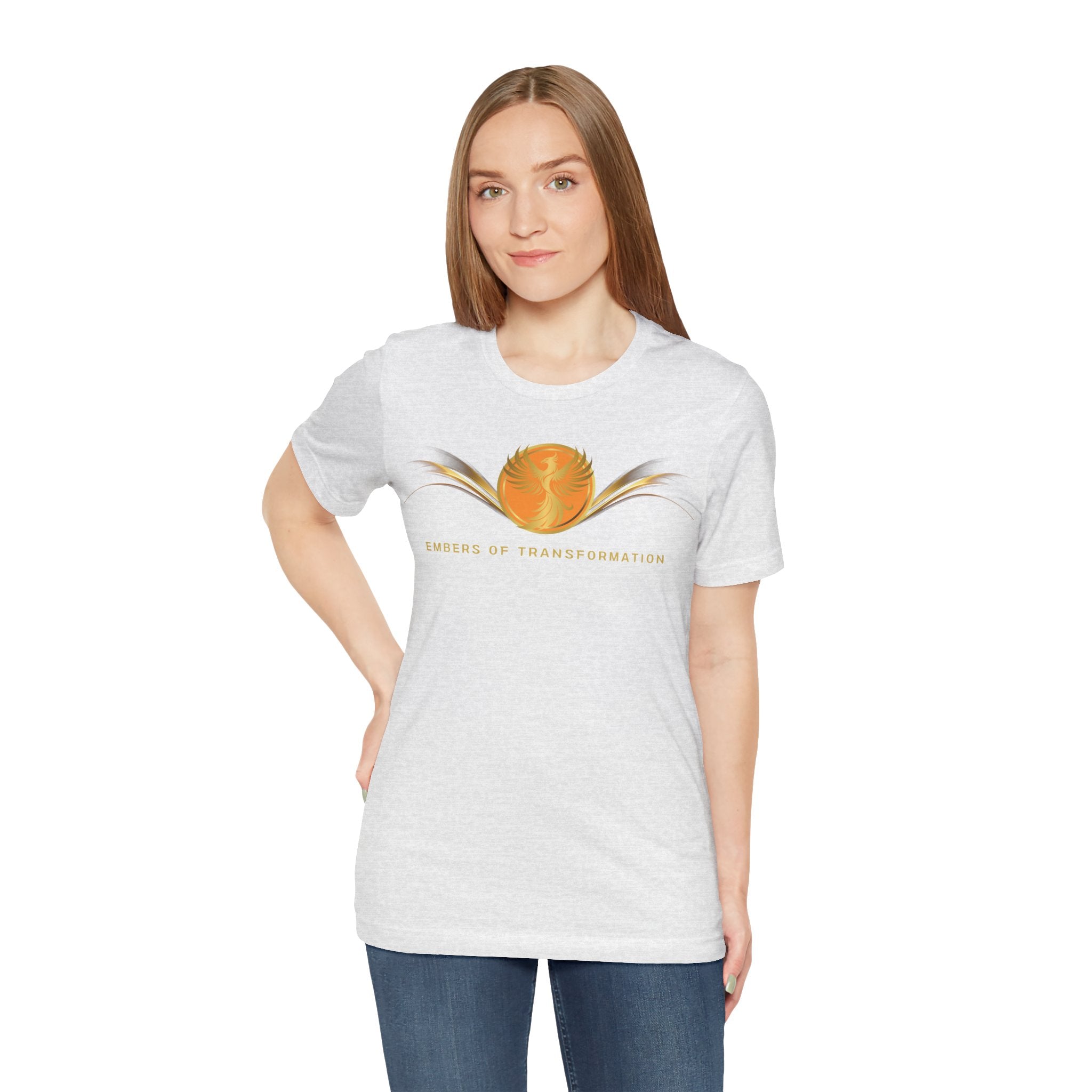 Empowering T-shirt - Zen Phoenix Collection Orange Transformation
