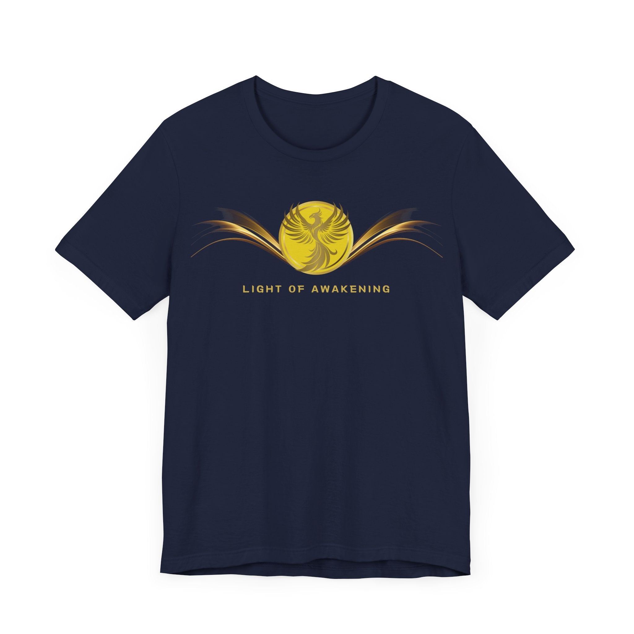Empowering T-shirt - Zen Phoenix Collection Yellow Awakening