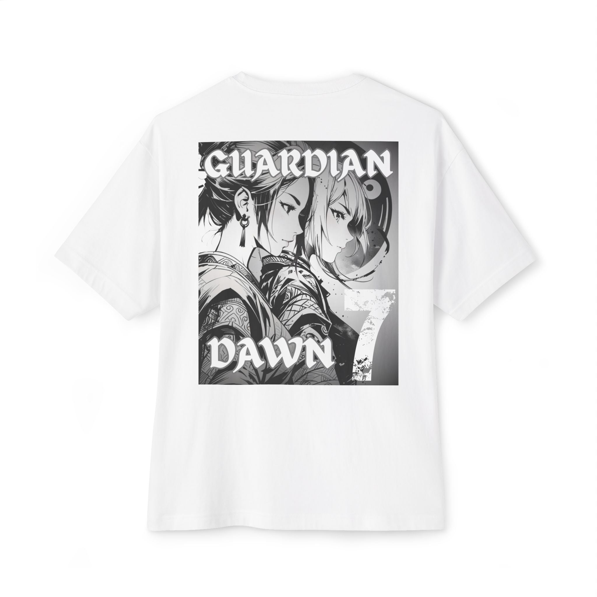 Anime Design Oversize T-shirt - SF Guardian - Dawn #7