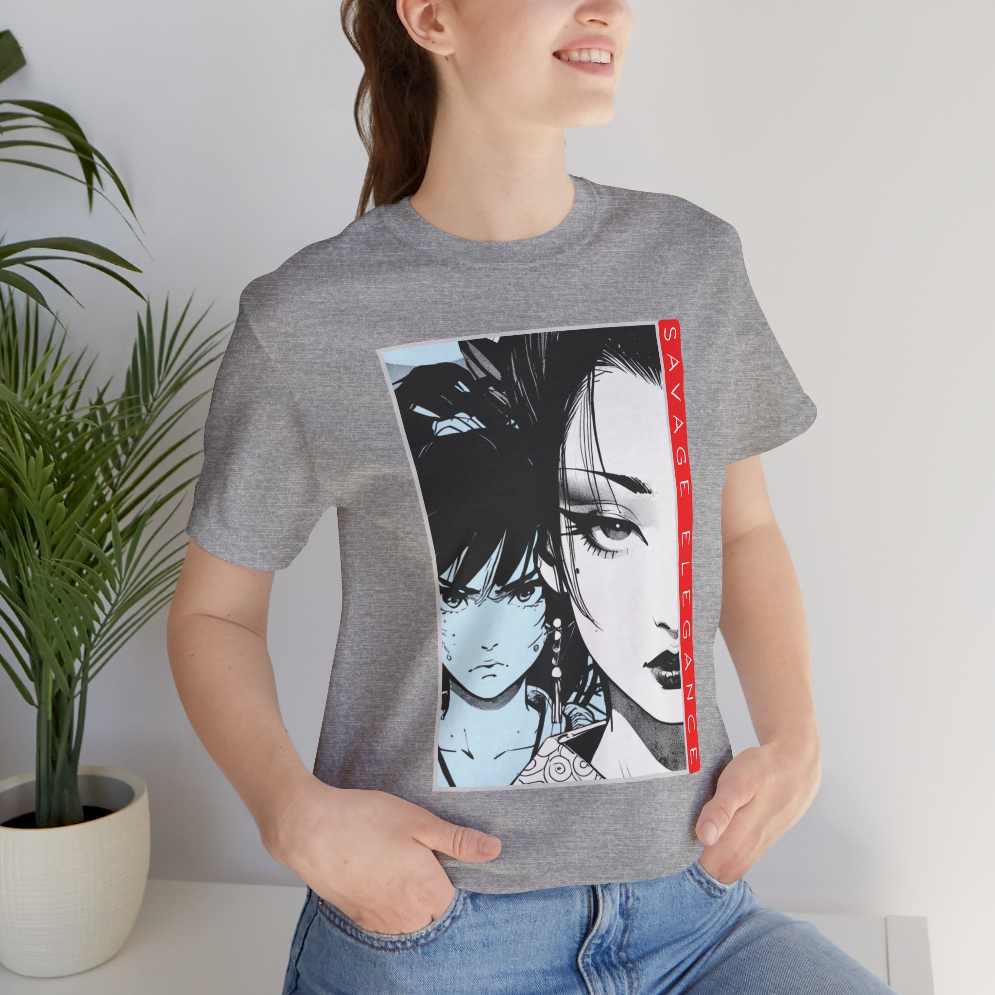 Anime Good Bad T-shirt - Savage Elegance