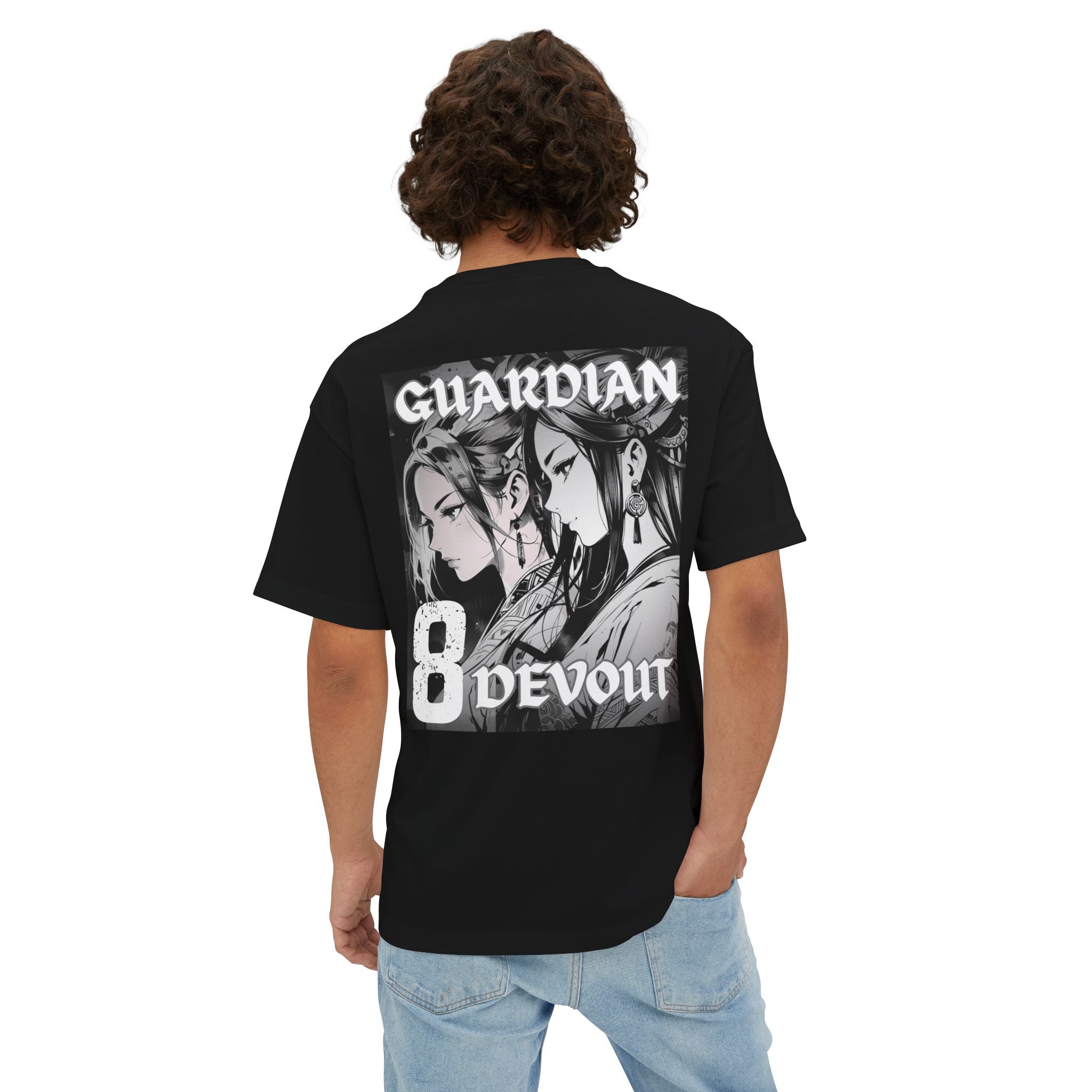 Anime Design Oversize T-shirt - SF Guardian - Devout #8