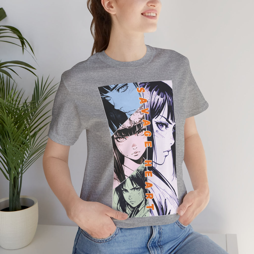 Anime Silent Hero T-shirt - Savage Heart