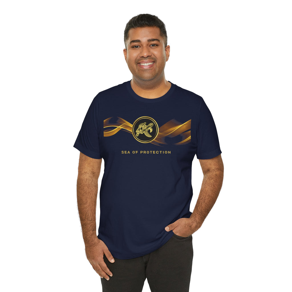 Empowering T-shirt - Zen Turtle Collection Black Protection