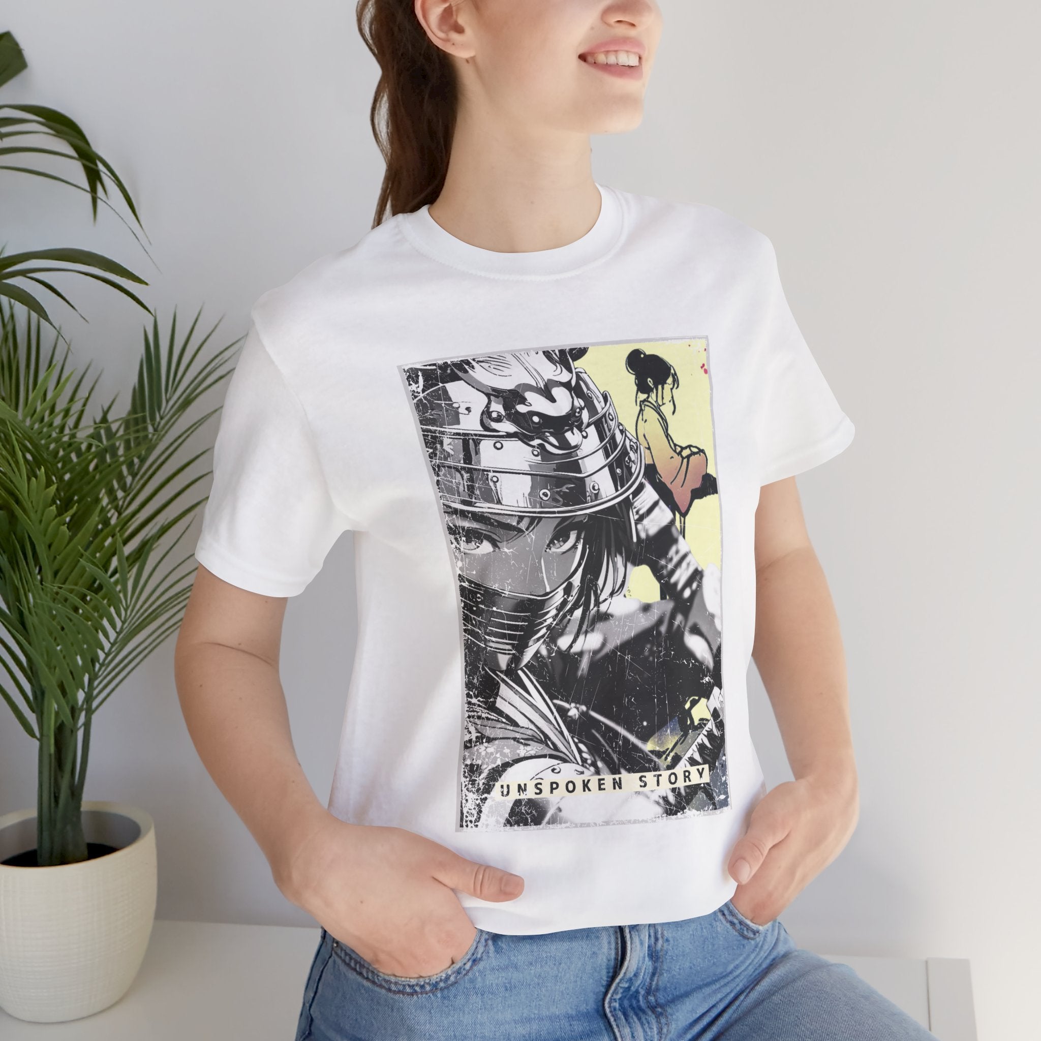 Anime Warrior Girl T-shirt - Unspoken Story