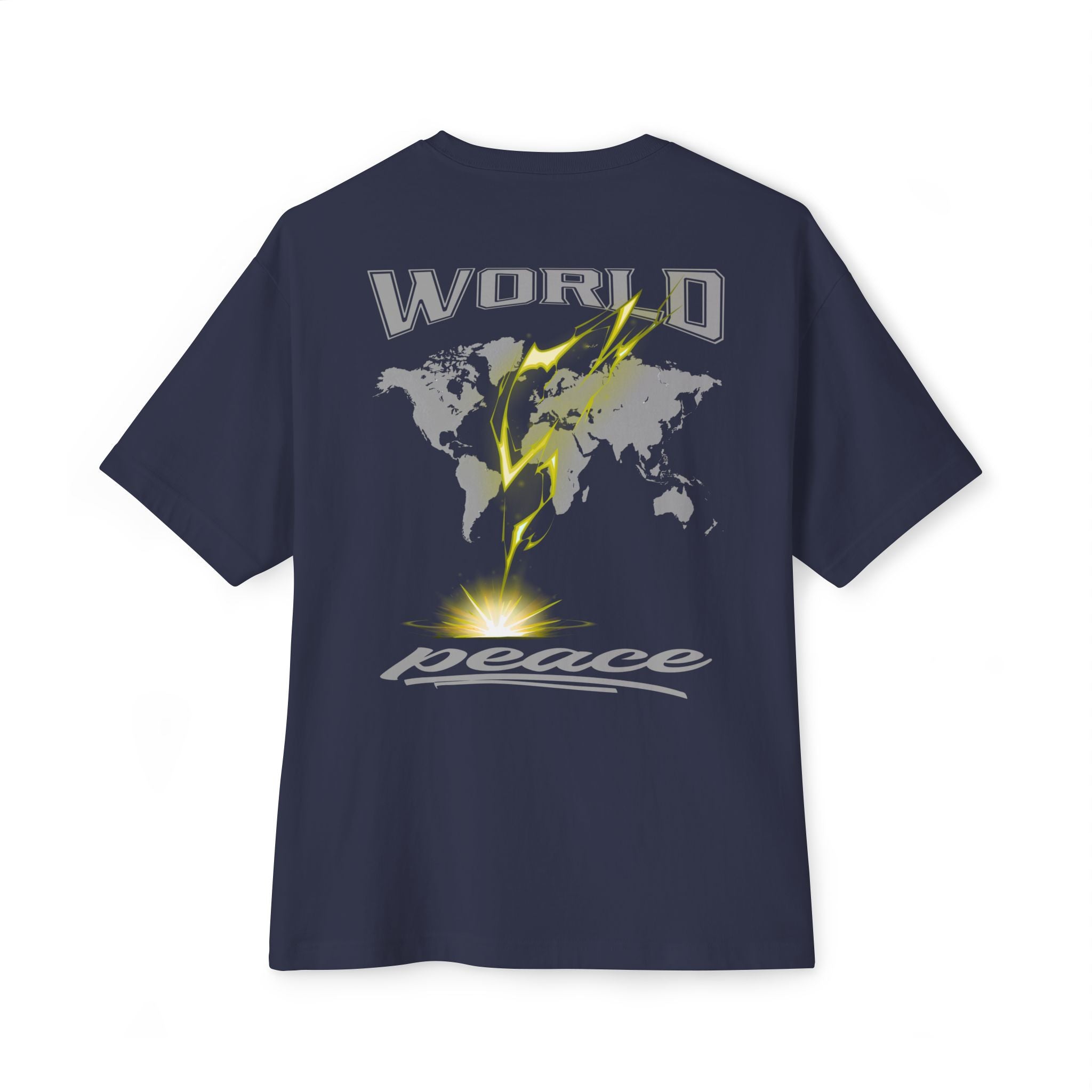 World Collection Design Casual Streetwear T-shirt - World Peace