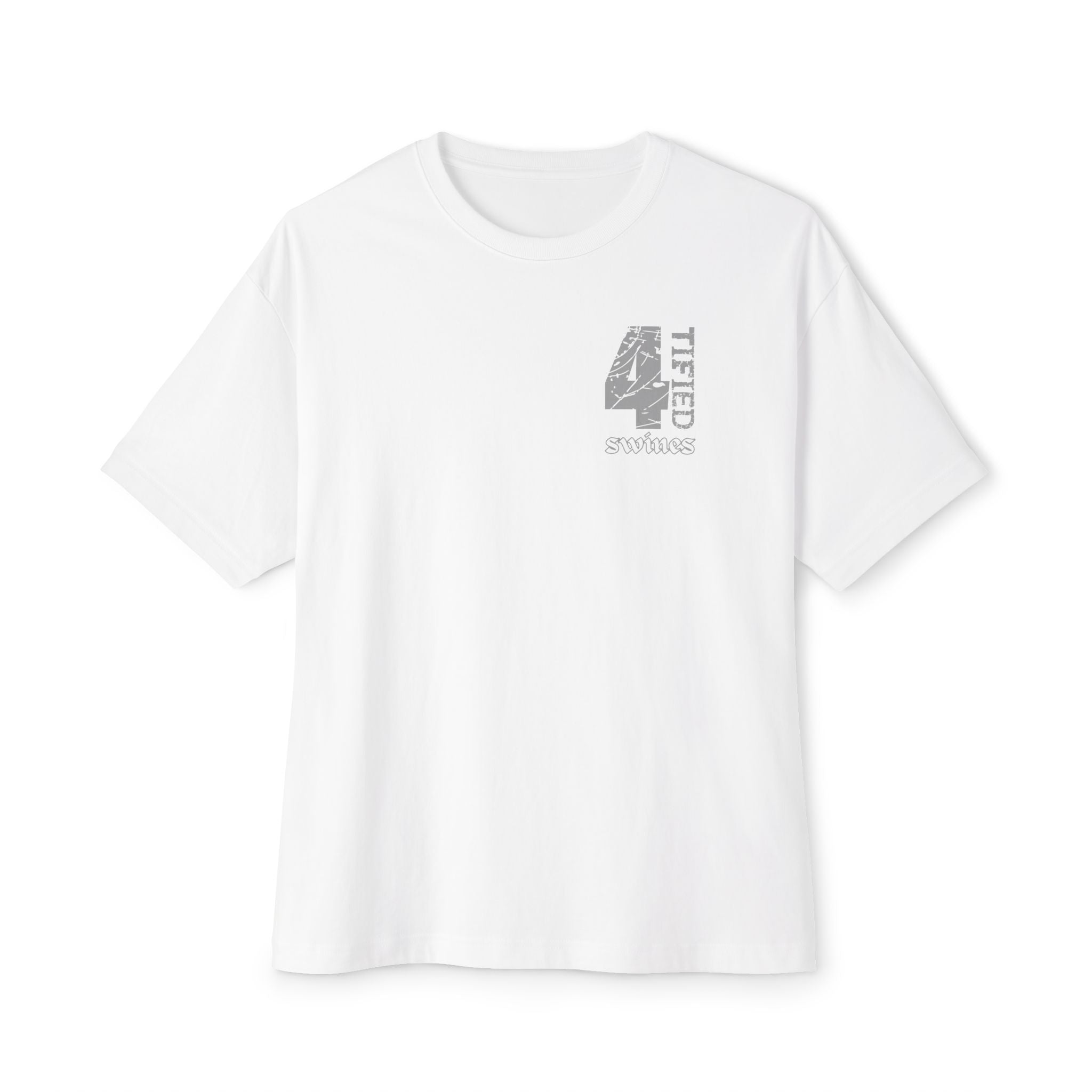 Anime Design Oversize T-shirt - 4tified Swines Collection - By Mud And Mayhem