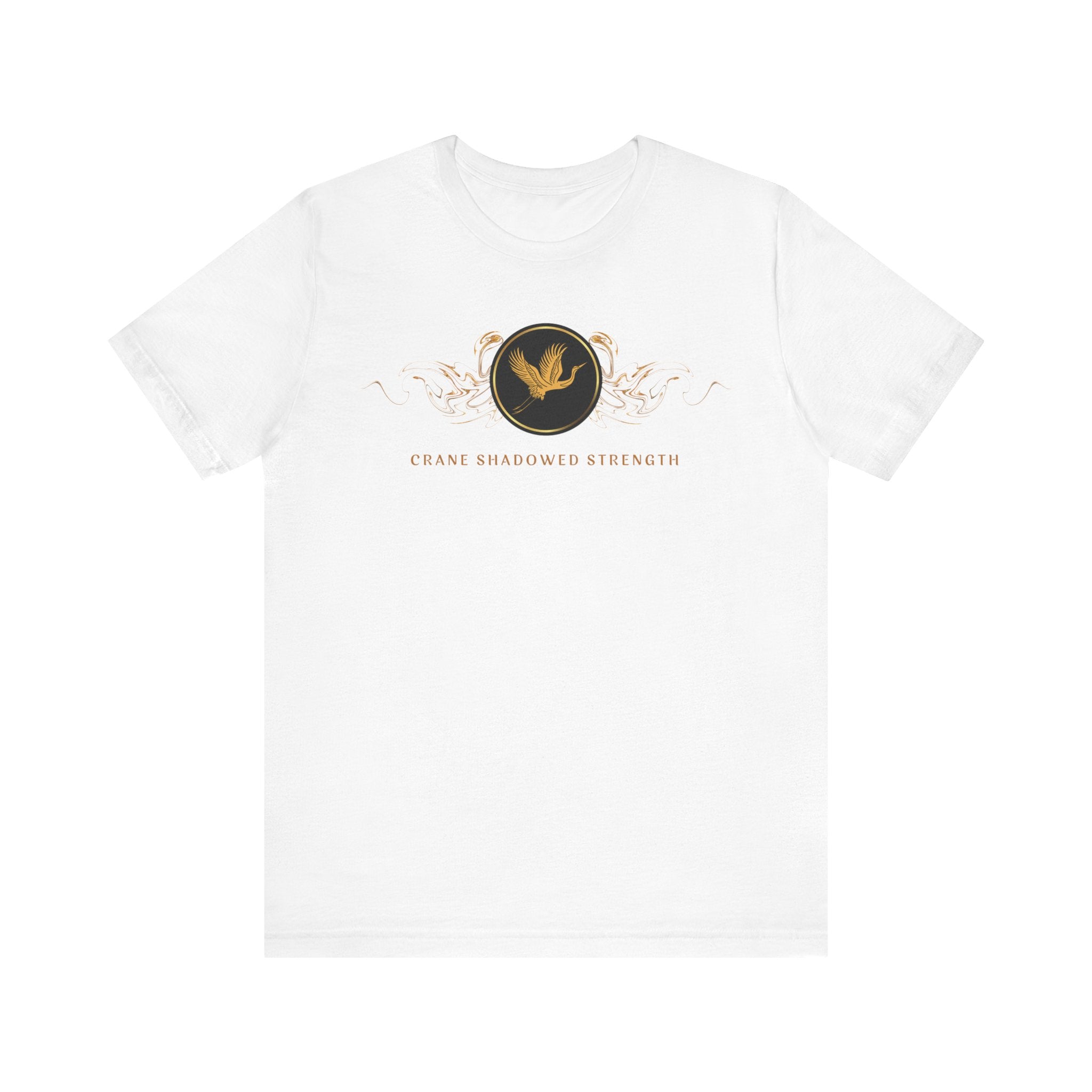 Empowering T-shirt - Zen Crane Collection Black Strength