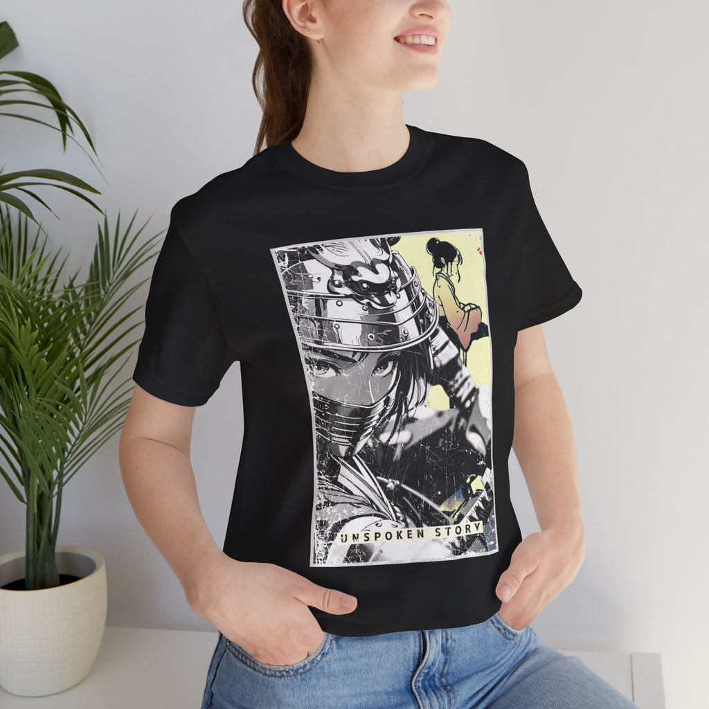 Anime Warrior Girl T-shirt - Unspoken Story