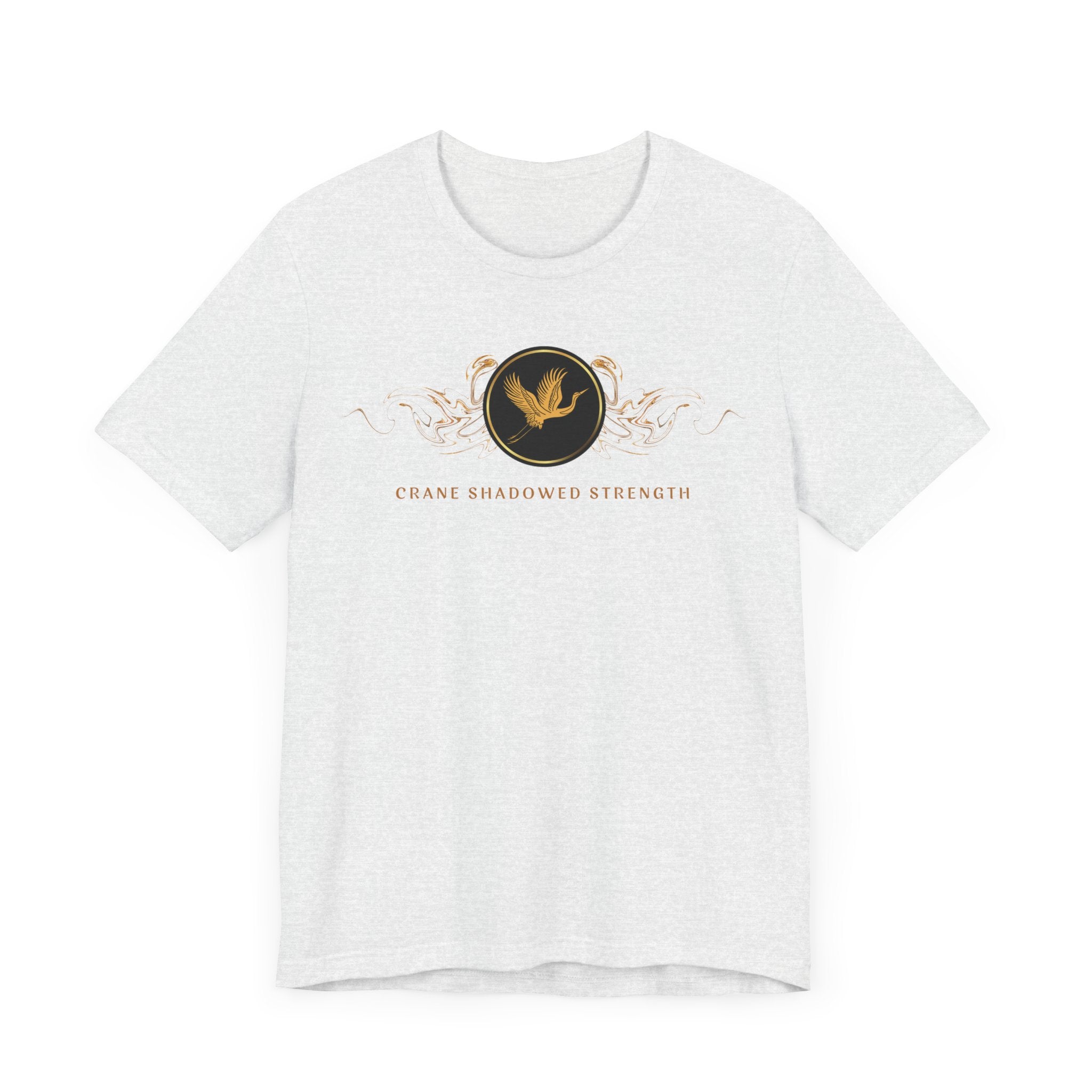 Empowering T-shirt - Zen Crane Collection Black Strength
