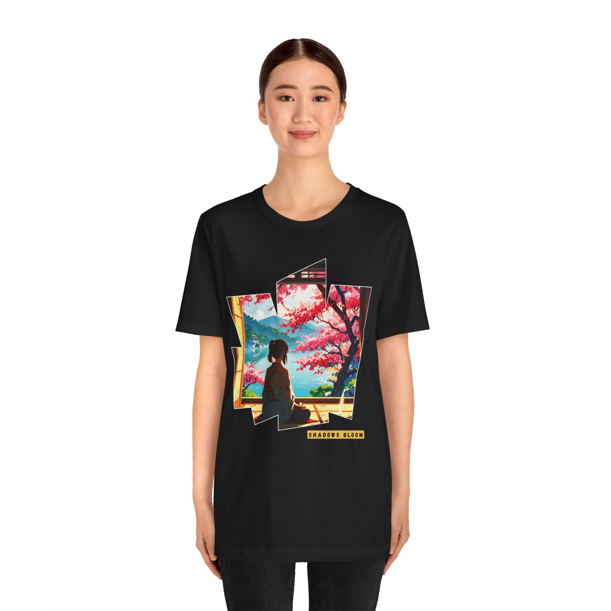 Anime Solace T-shirt - Shadows Bloom