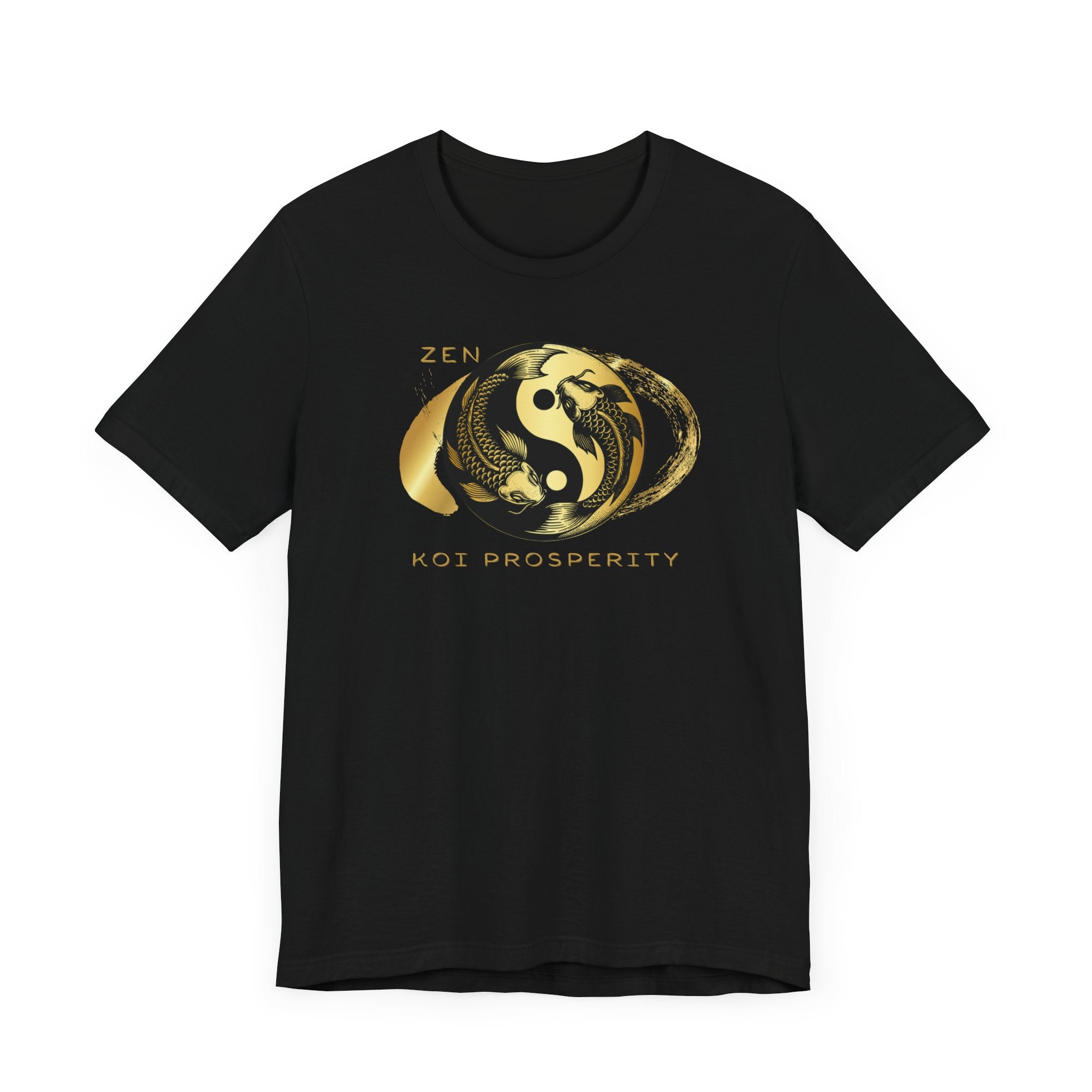 Empowering T-shirt - Zen Koi Collection Gold, Colors of Meaning