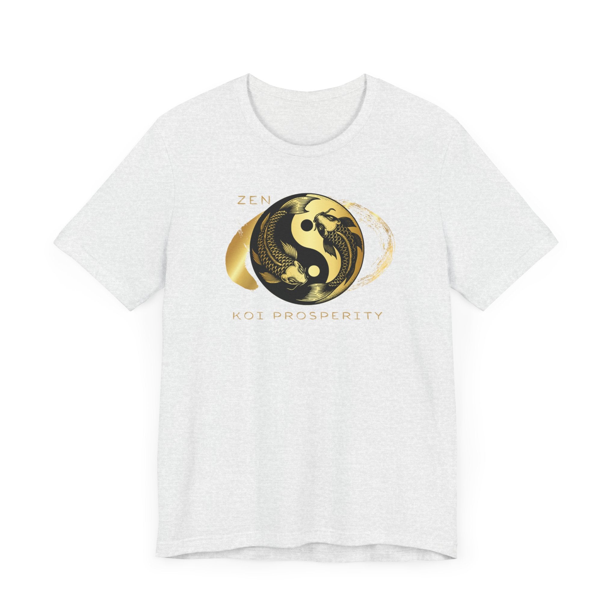 Empowering T-shirt - Zen Koi Collection Gold, Colors of Meaning