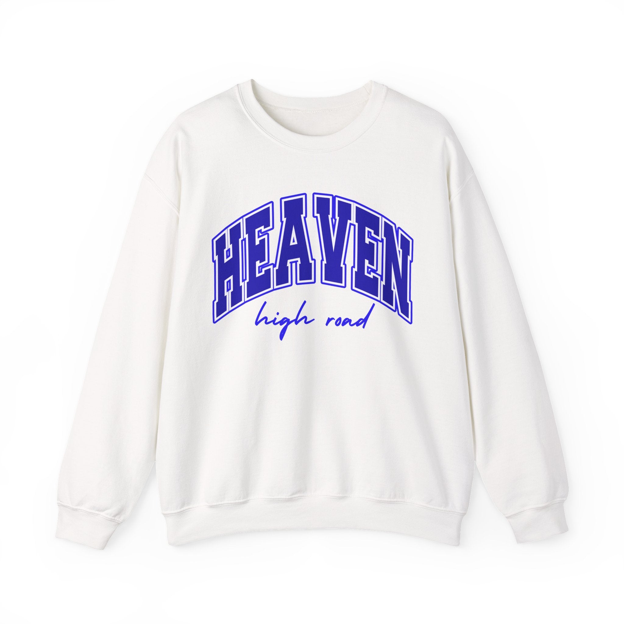 Higher Ground Blue Sweatshirt Line - Heaven High Road