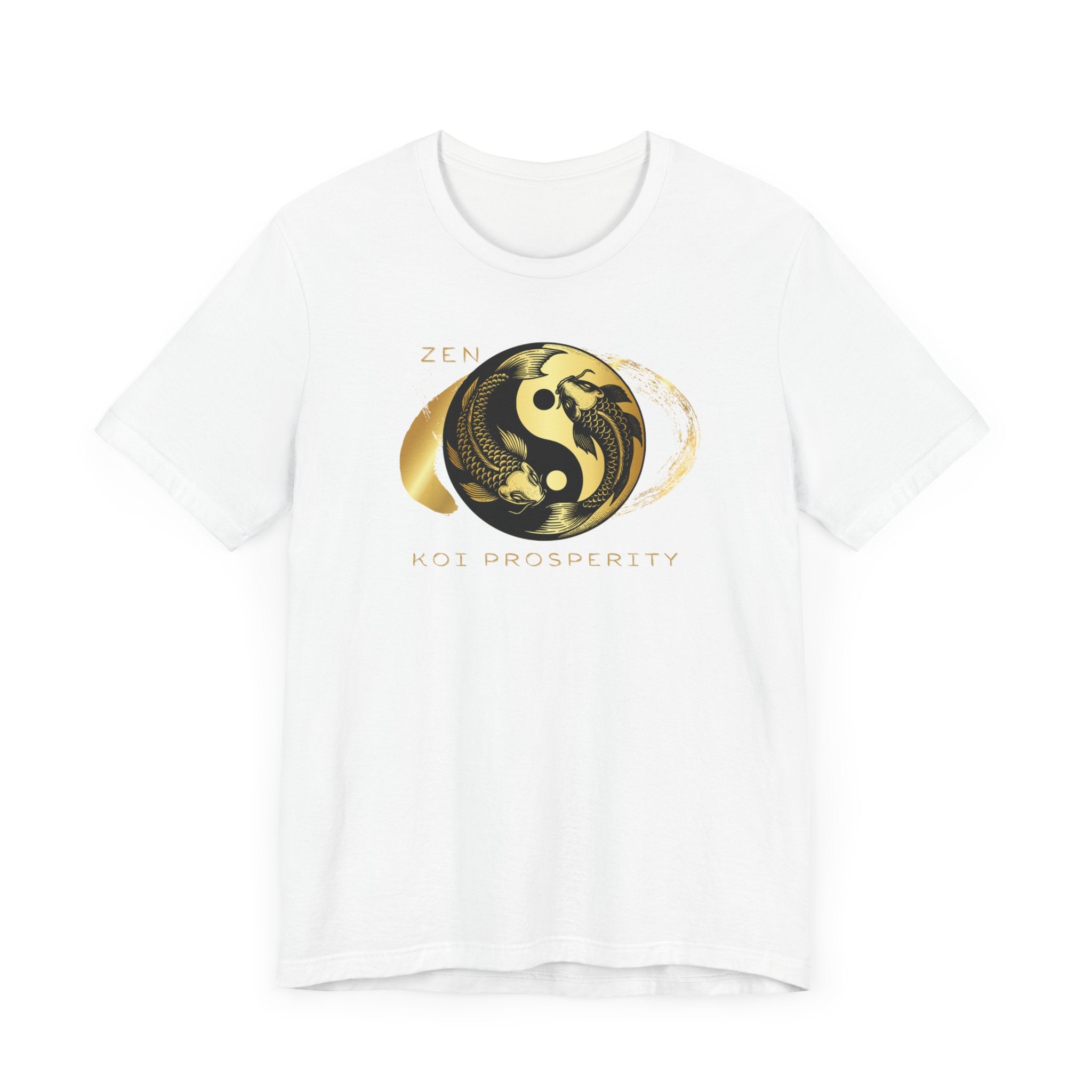 Empowering T-shirt - Zen Koi Collection Gold, Colors of Meaning