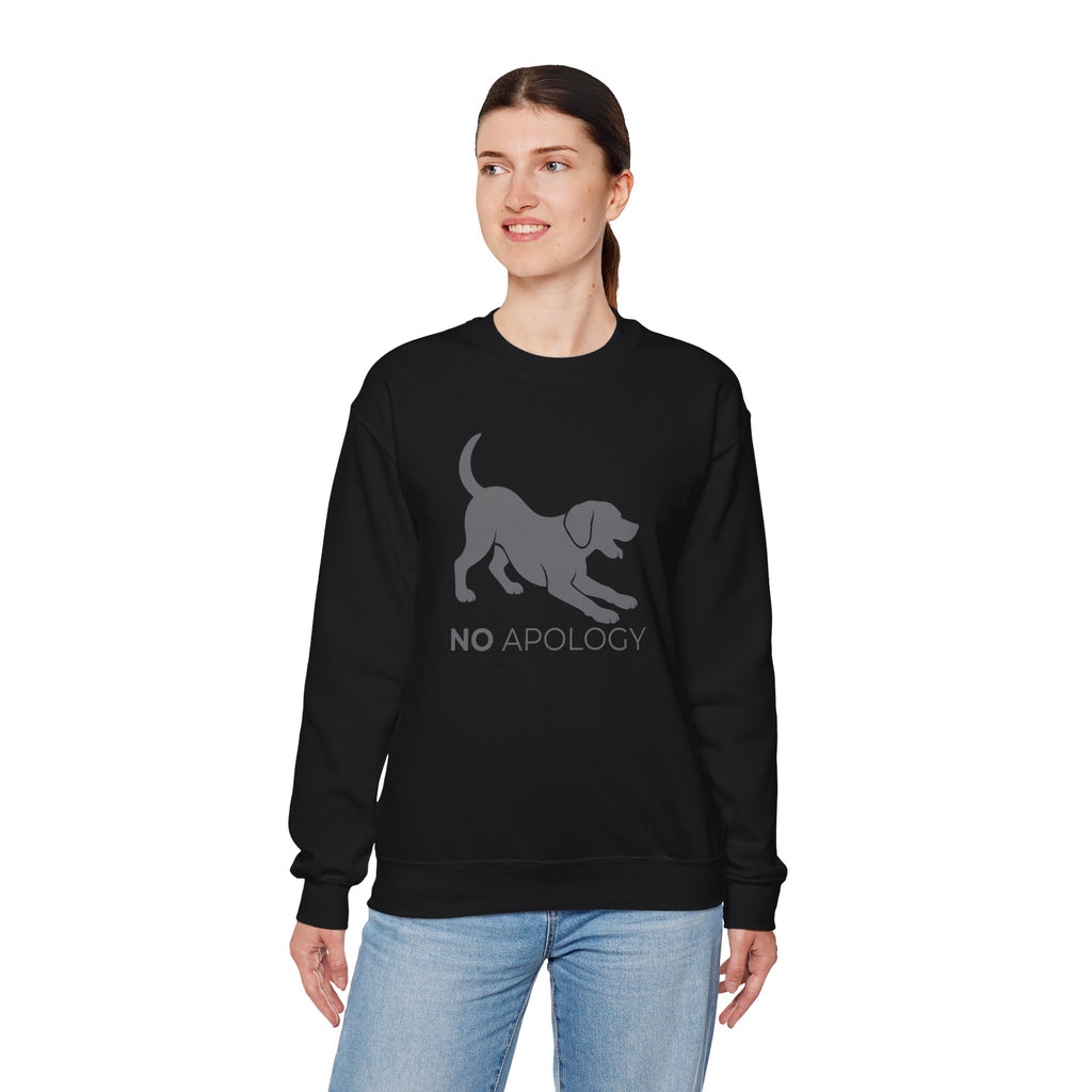 Animal Attitude Sweatshirt Line - No Apology Dog
