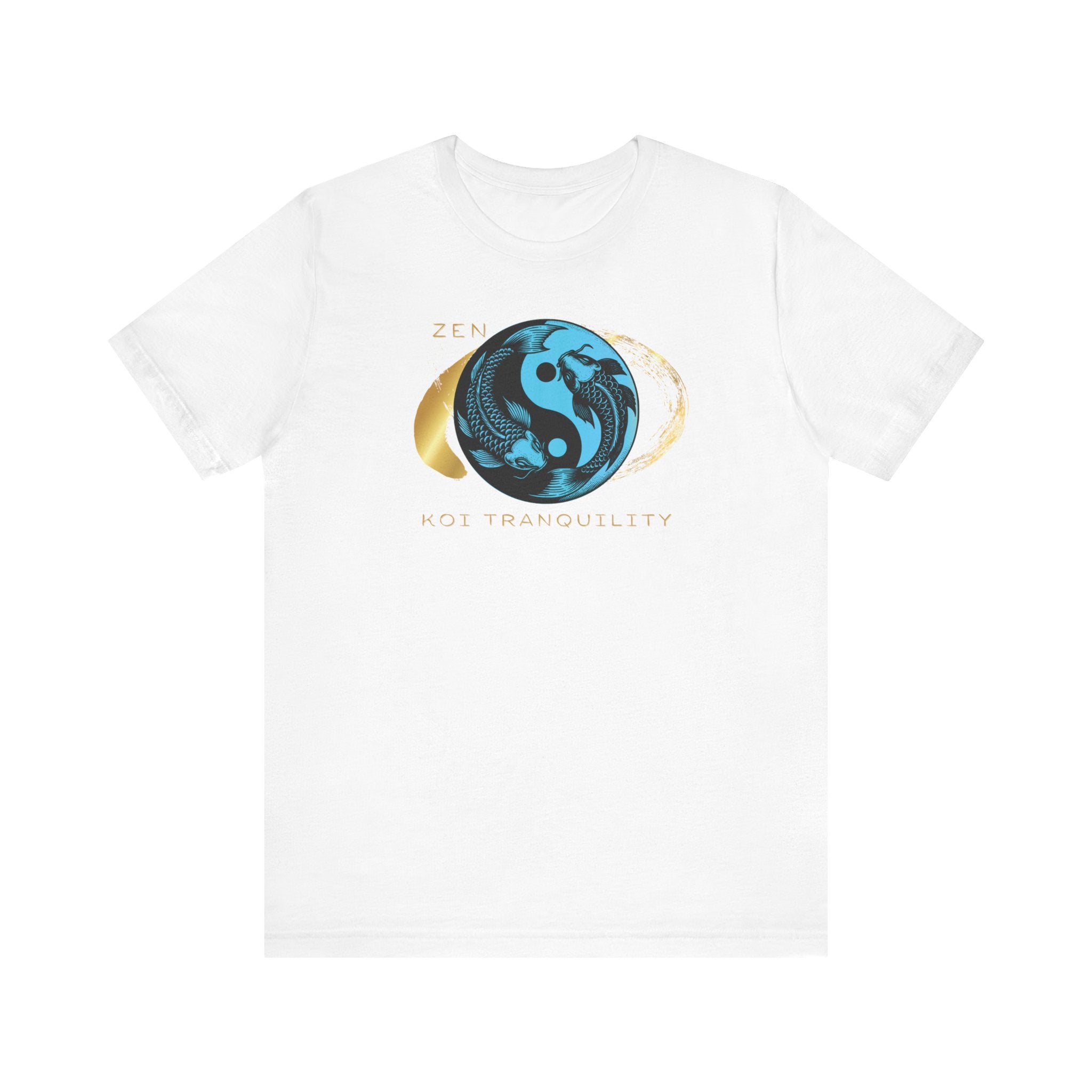 Empowering T-shirt - Zen Koi Collection Blue , Colors of Meaning