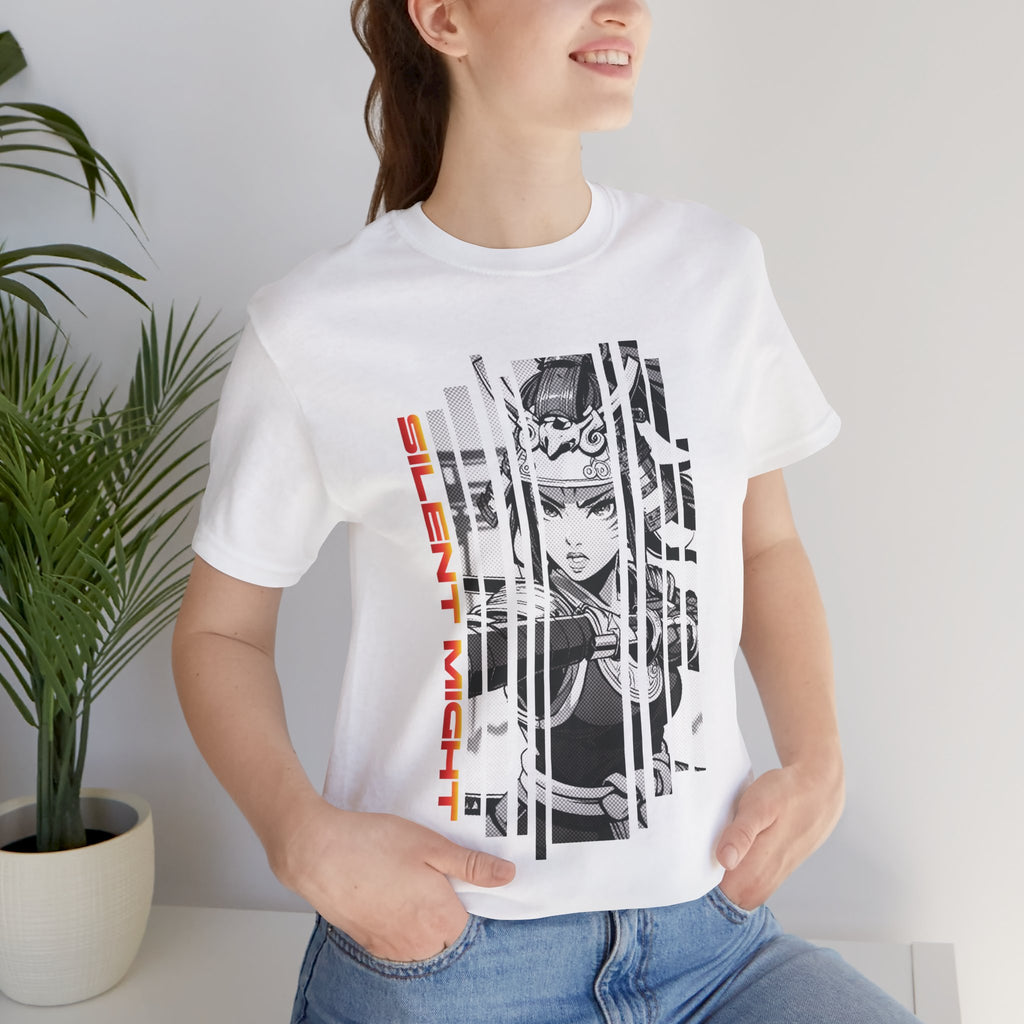 Anime Girl Warrior T-shirt - Silent Might