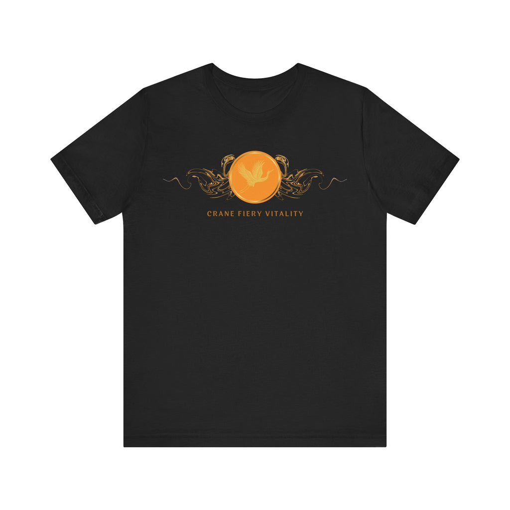 Empowering T-shirt - Zen Crane Collection Orange Vitality
