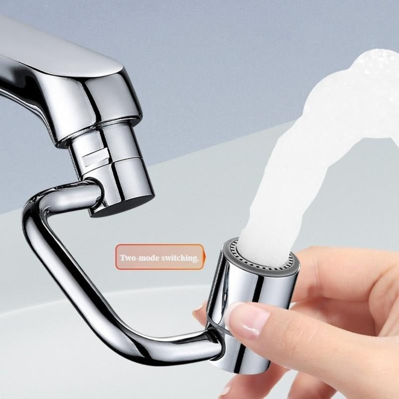 Rotatable Faucet Extension 1440° Dual Sprayer Smart Face Washing Toddler Tap Attachment