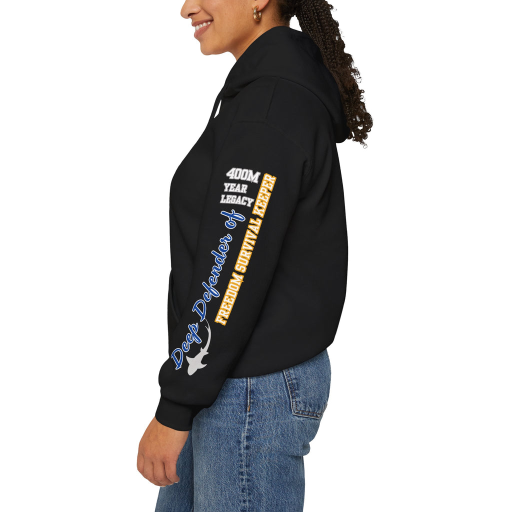 Hooded Sweatshirt Ocean Marine Awareness - Sharks