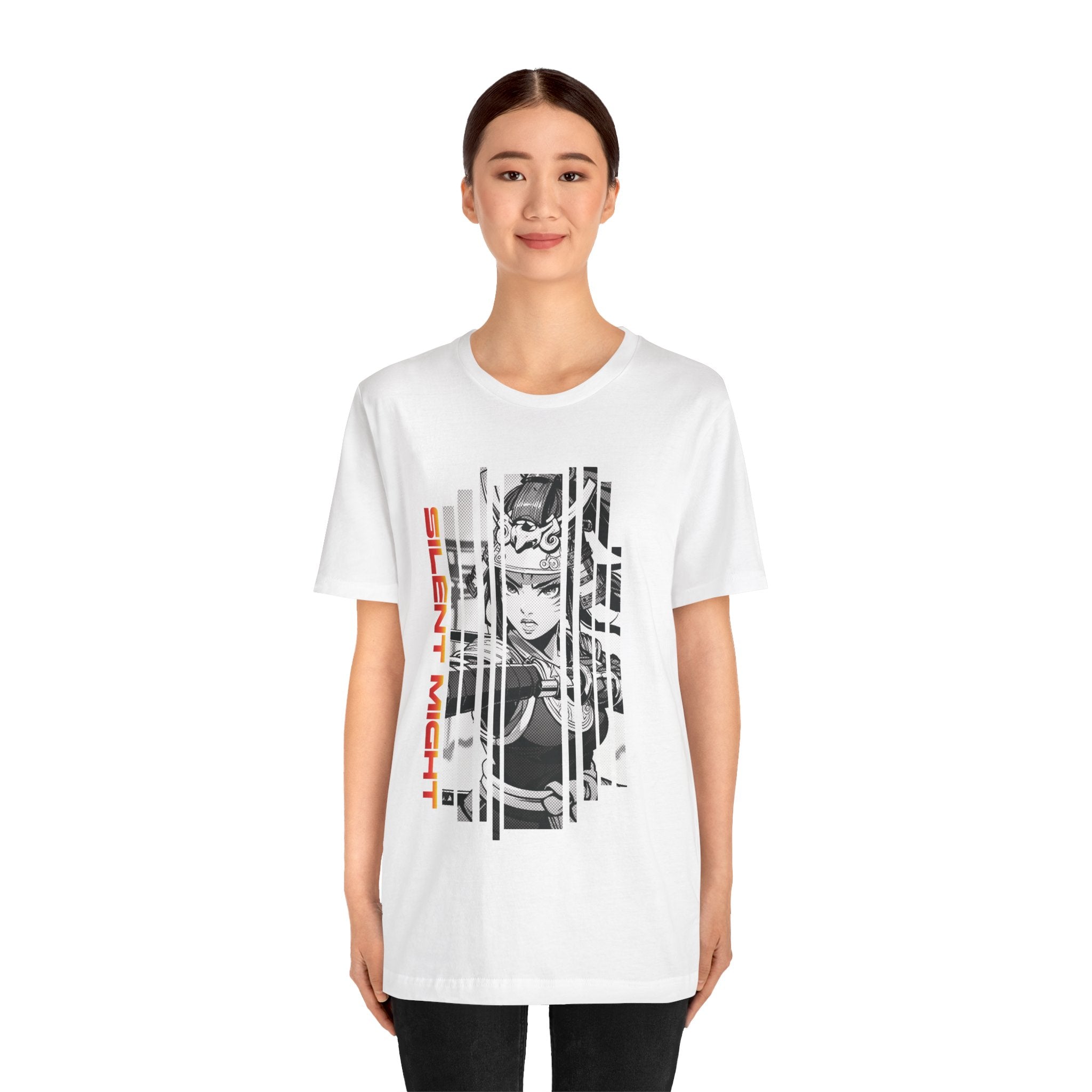 Anime Girl Warrior T-shirt - Silent Might