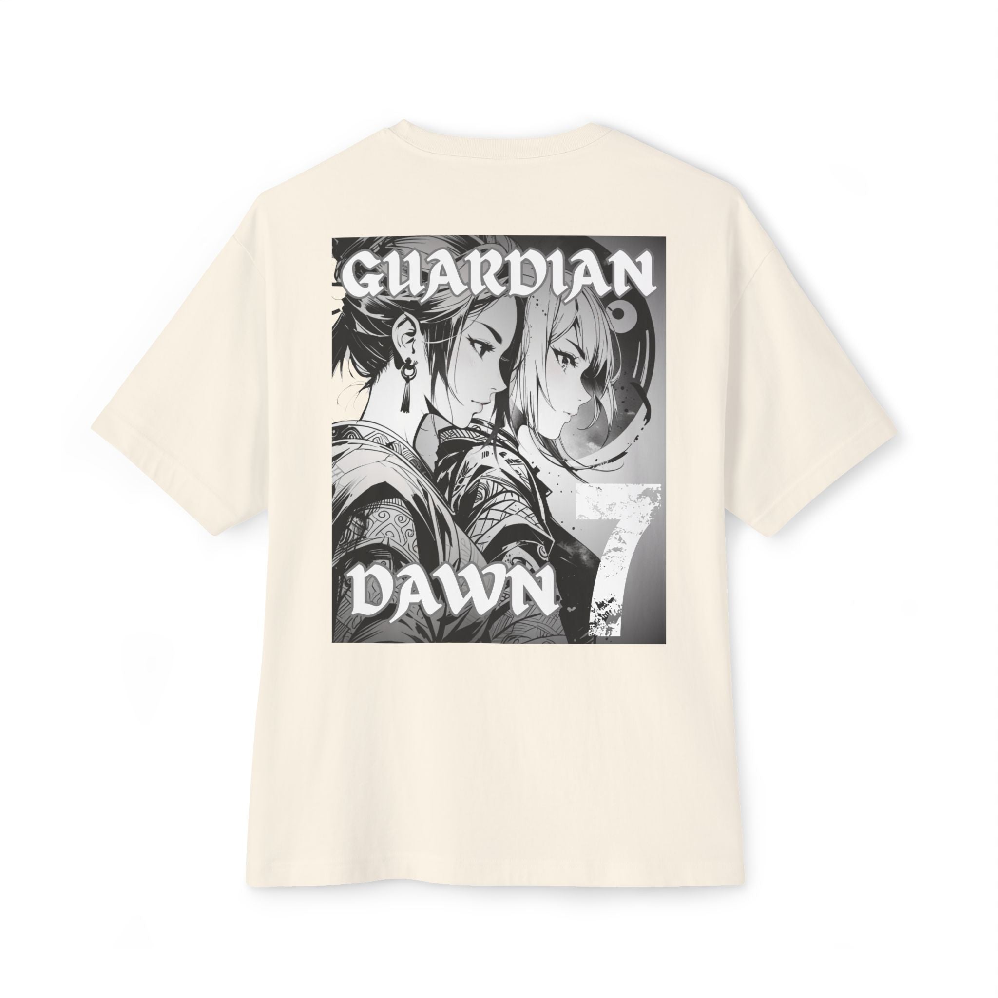 Anime Design Oversize T-shirt - SF Guardian - Dawn #7