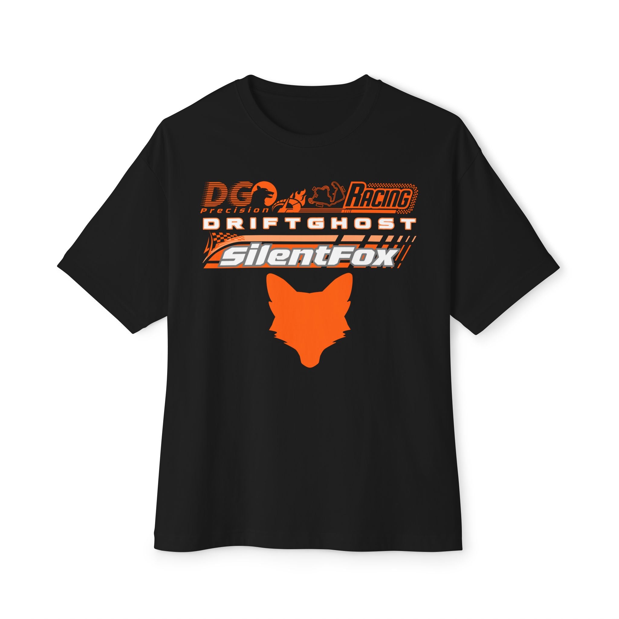 Orange Fox Racing Box Tee Collection - SF Drift Ghost