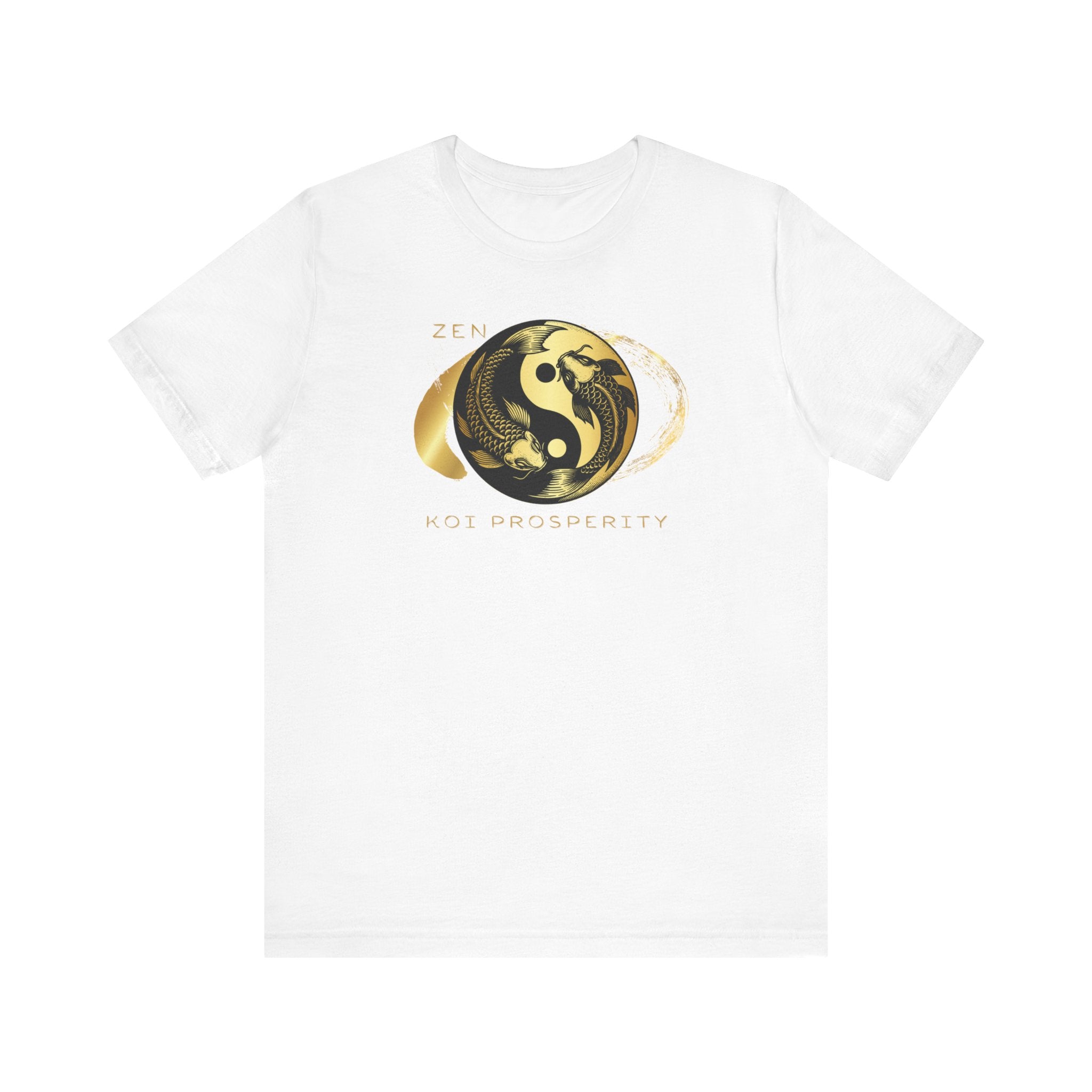 Empowering T-shirt - Zen Koi Collection Gold, Colors of Meaning
