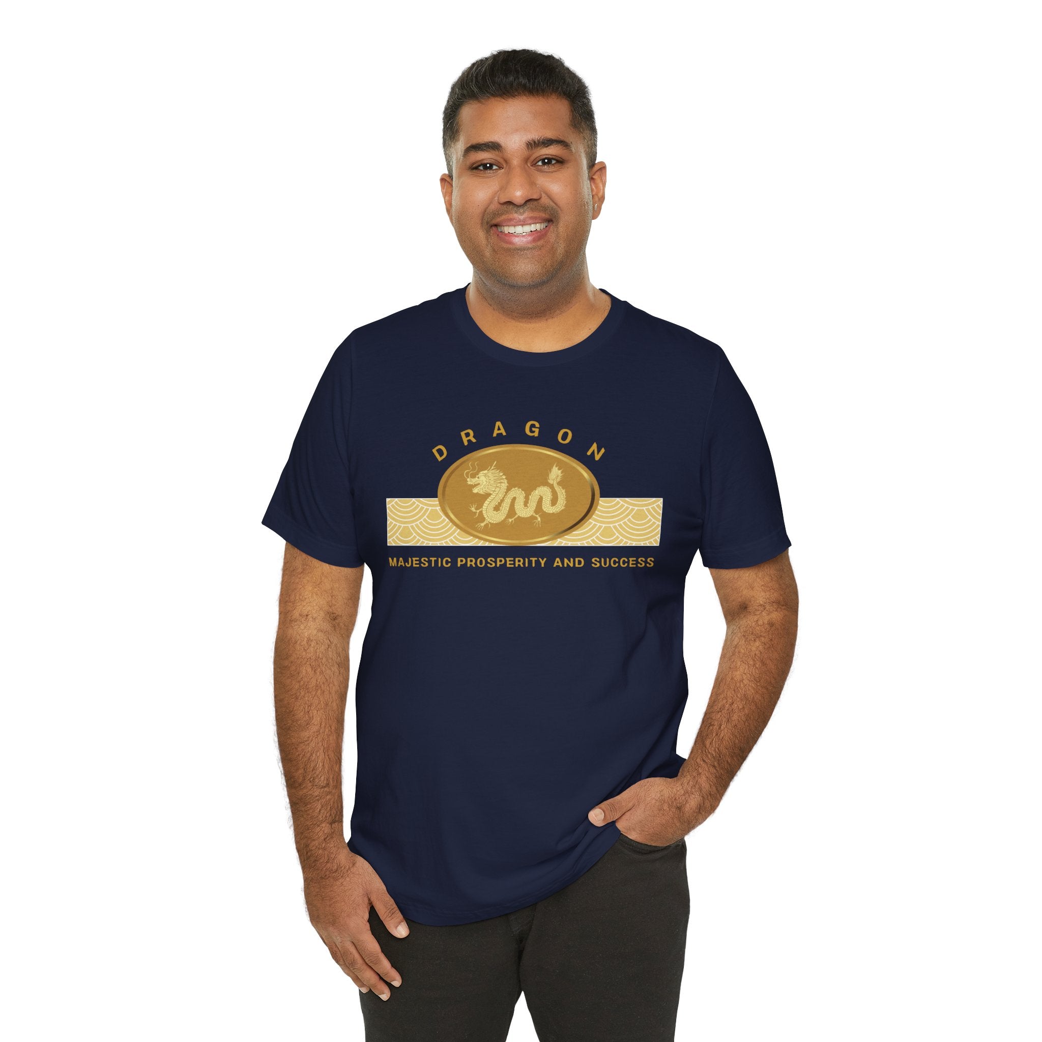 Empowering T-shirt - Zen Dragon Collection Gold Majestic