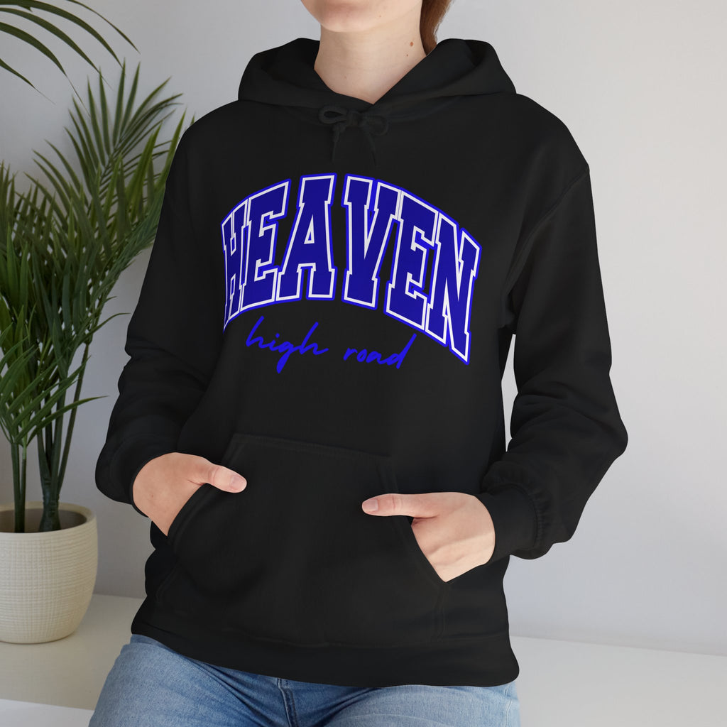 Higher Ground Blue Hoodie Line - Heaven High Road