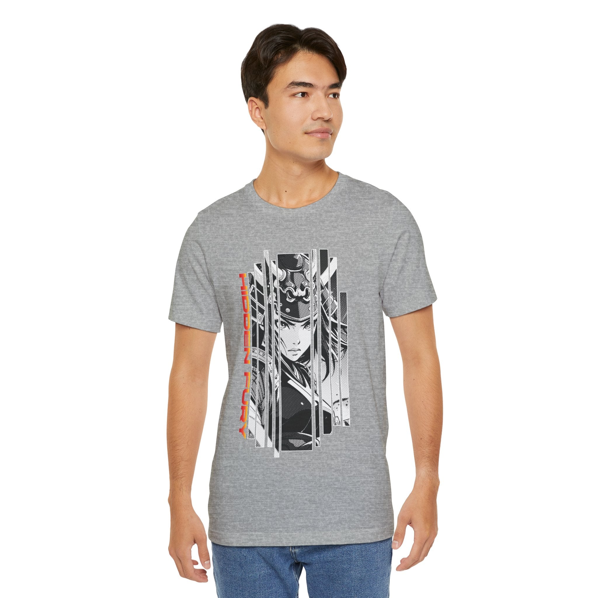 Anime Girl Warrior T-shirt - Hidden Fury