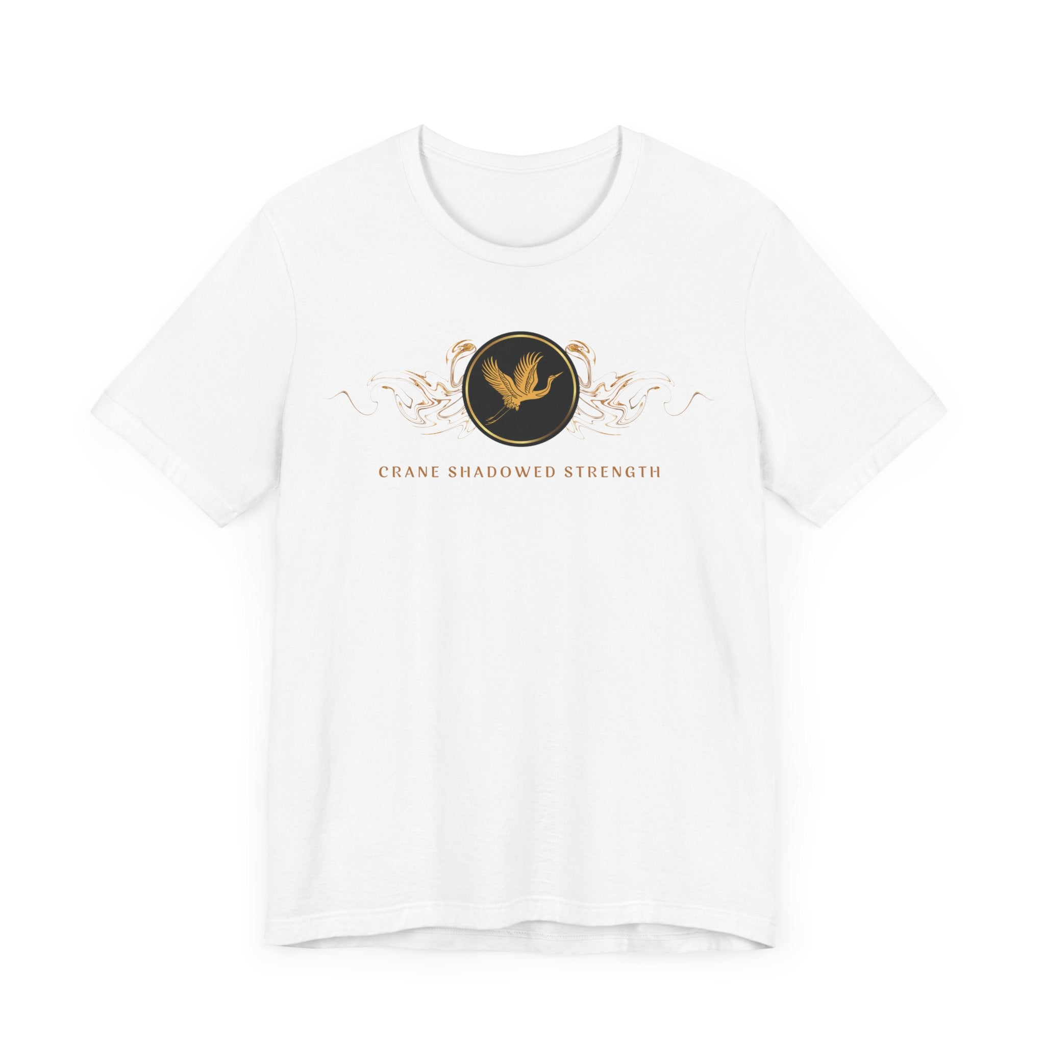 Empowering T-shirt - Zen Crane Collection Black Strength