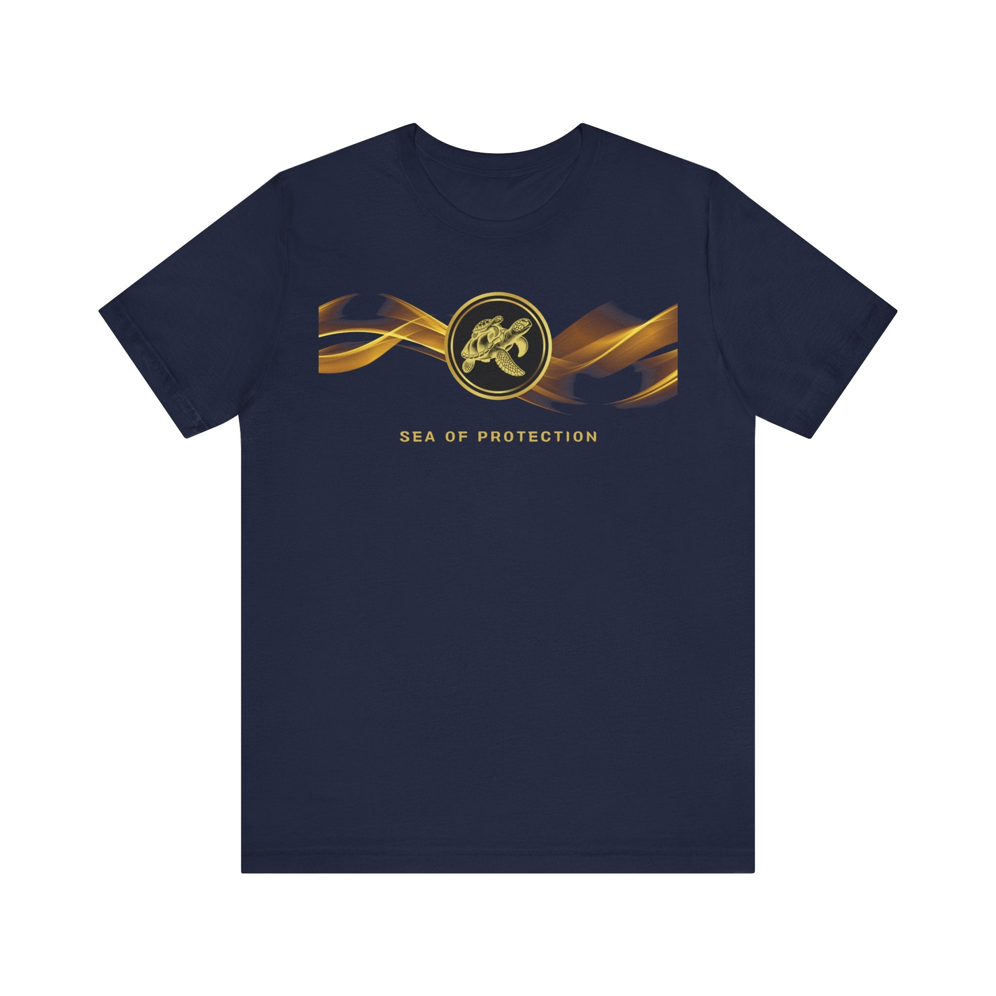 Empowering T-shirt - Zen Turtle Collection Black Protection