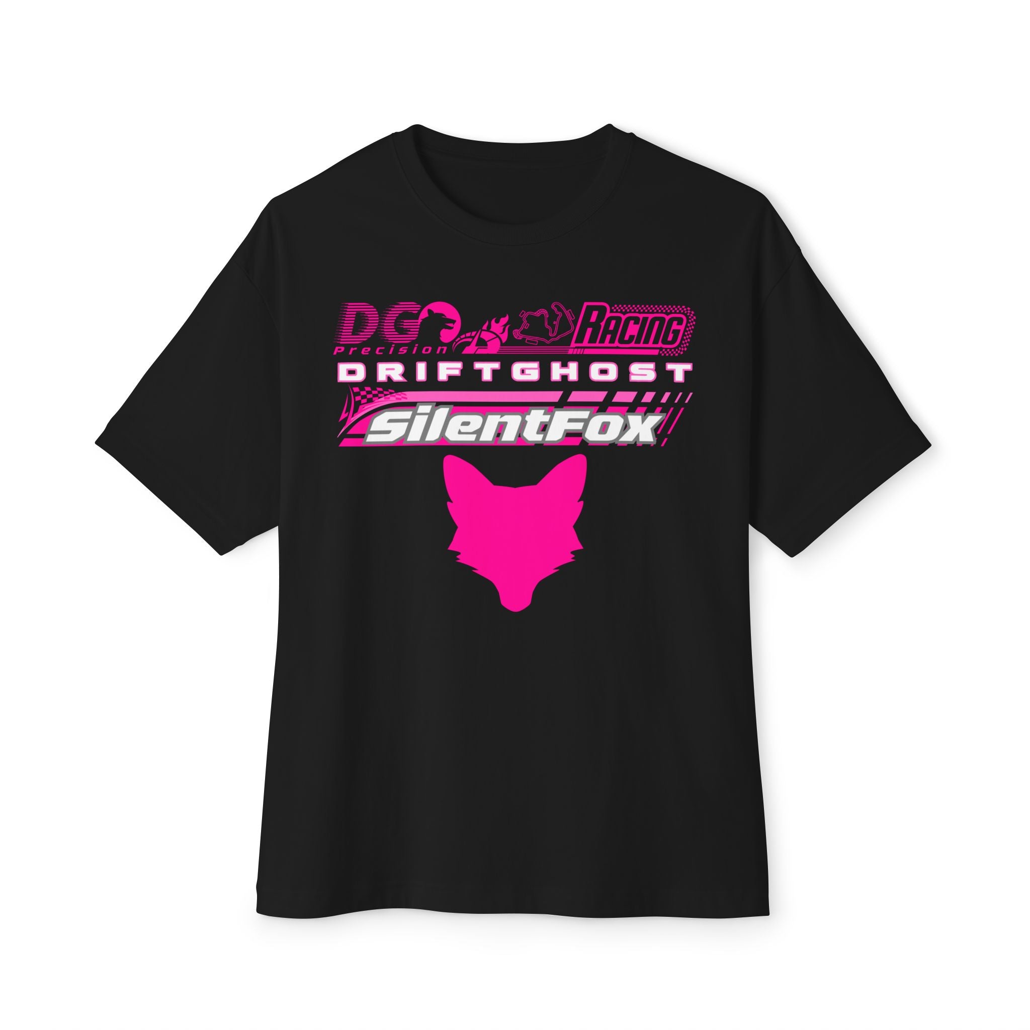 Magenta Fox Racing Box Tee Collection - SF Drift Ghost