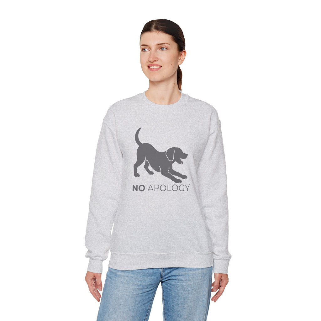 Animal Attitude Sweatshirt Line - No Apology Dog
