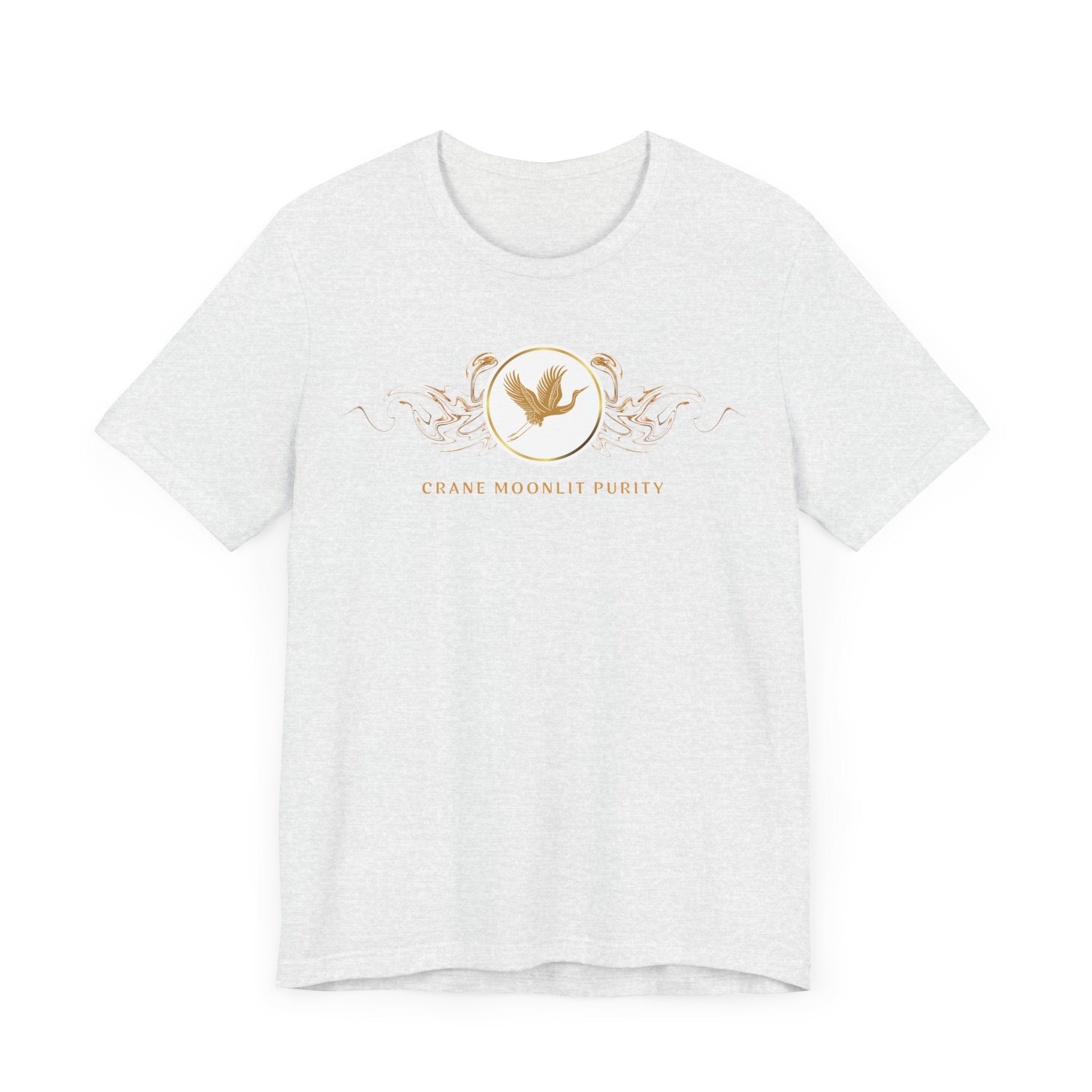 Empowering T-shirt - Zen Crane Collection White Purity