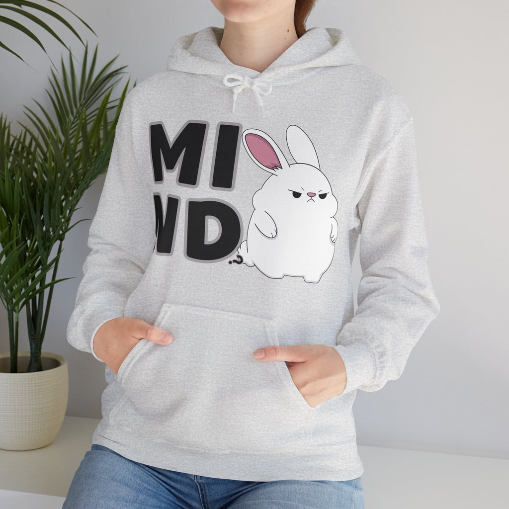 Hooded Sweatshirt Humor - Mind? Rabbit